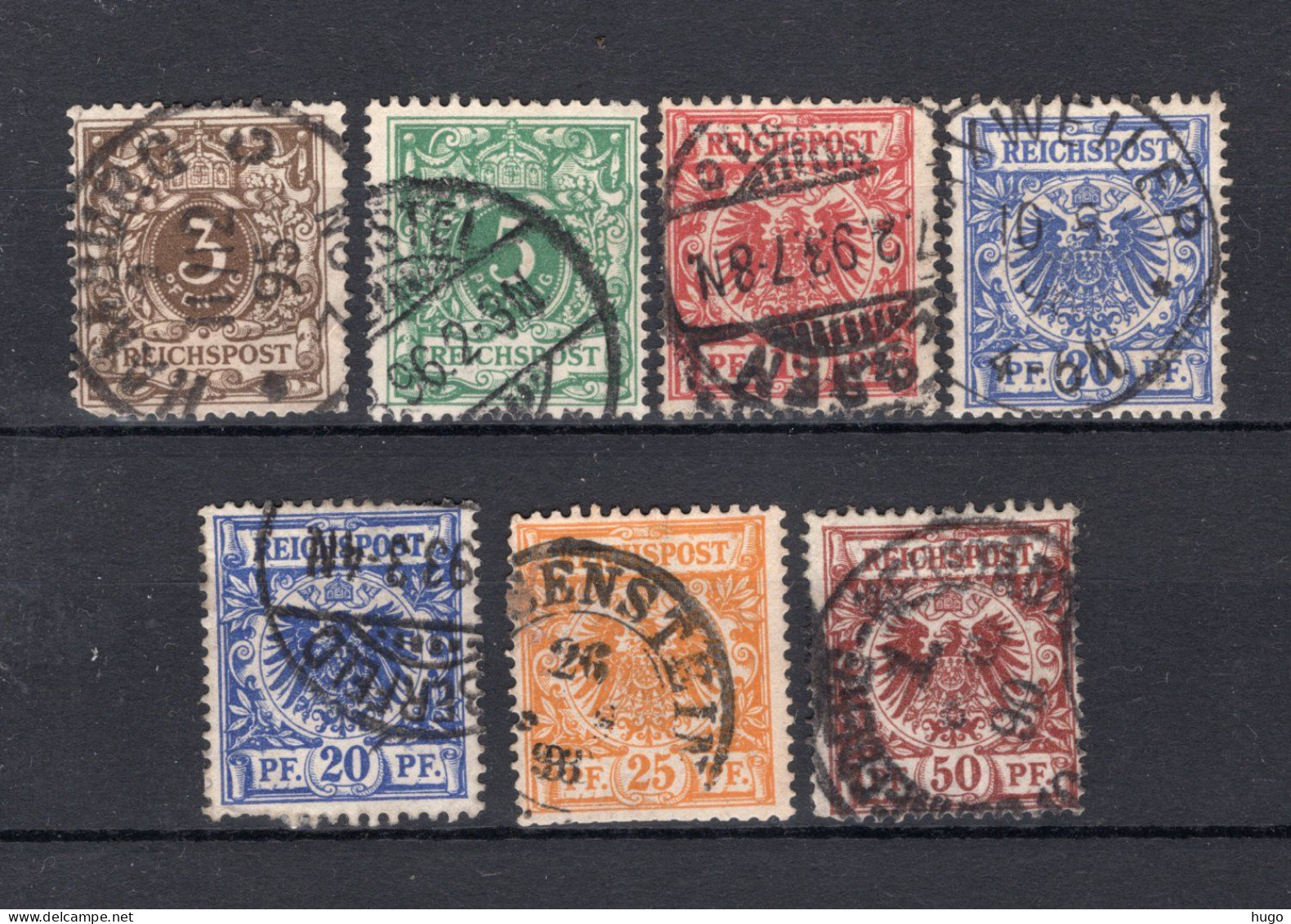 DEUTSCHES REICH Yt. 45/50° Gestempeld  - Used Stamps