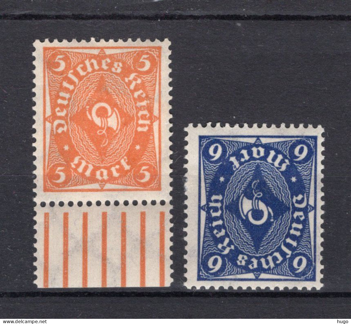 DEUTSCHES REICH Yt. 208/209 MH  - Unused Stamps