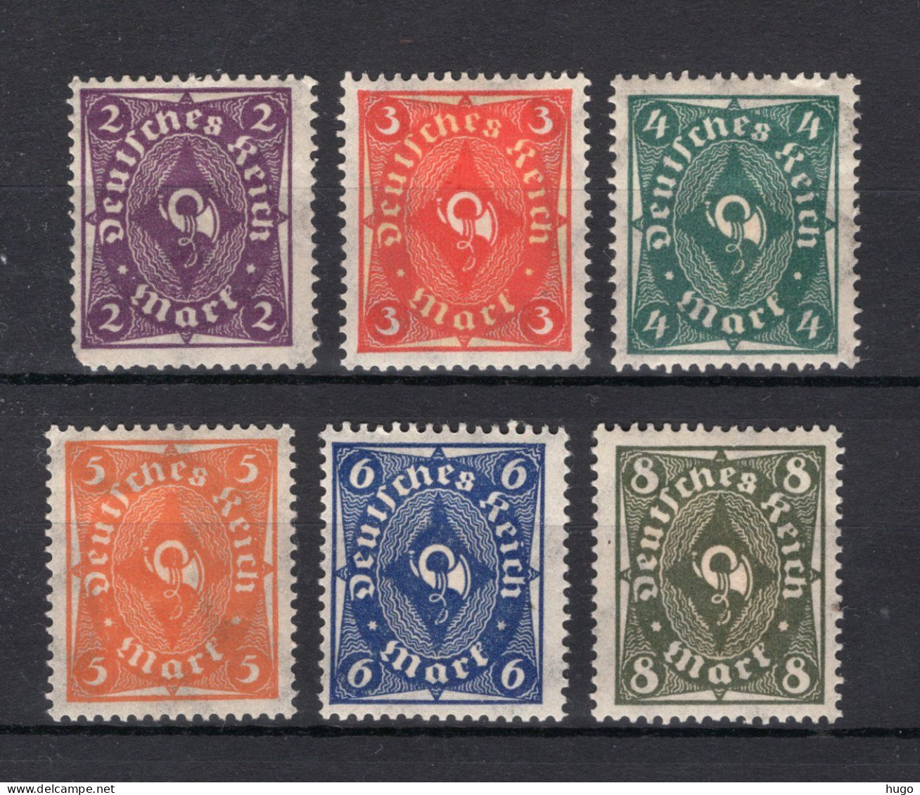 DEUTSCHES REICH Yt. 205/210 MH  - Unused Stamps