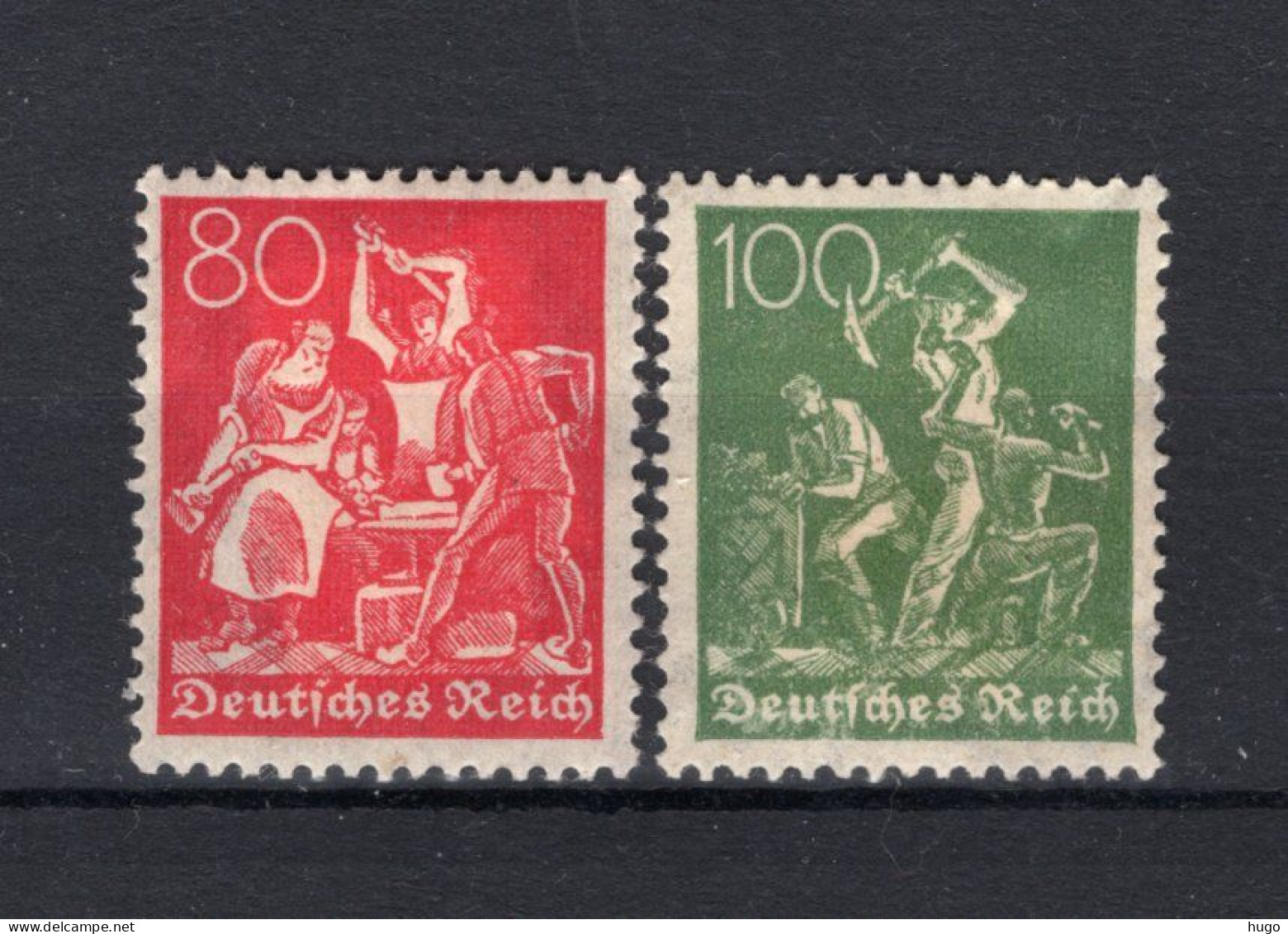 DEUTSCHES REICH Yt. 169/170 MH  - Unused Stamps