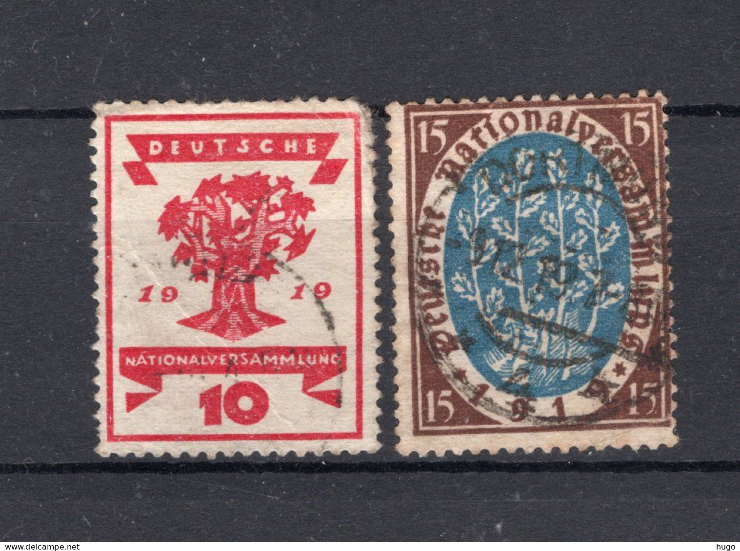 DEUTSCHES REICH Yt. 106/107° Gestempeld -1 - Used Stamps