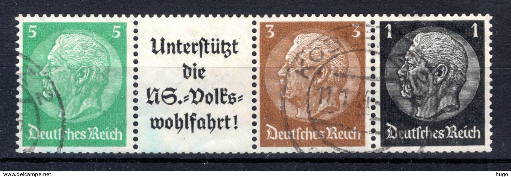 DEUTSCHES REICH Mi. 515-A8.3-513-512° Gestempeld 1939 - Used Stamps