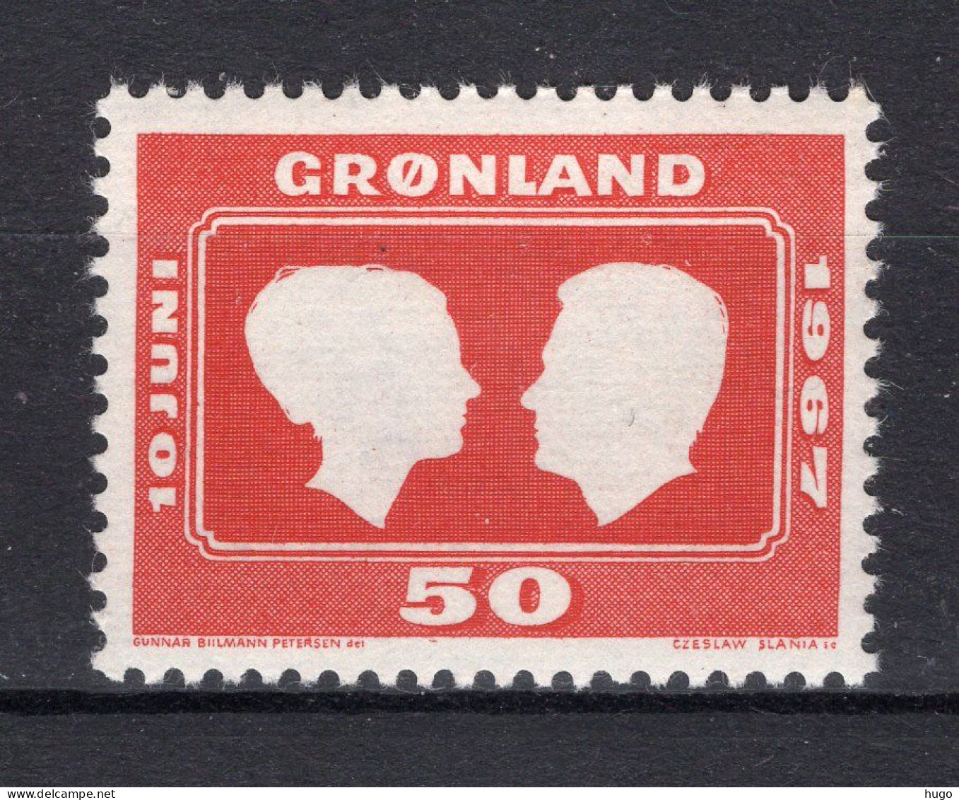 DENEMARKEN-GROENLAND 59 MNH 1967 -3 - Ongebruikt