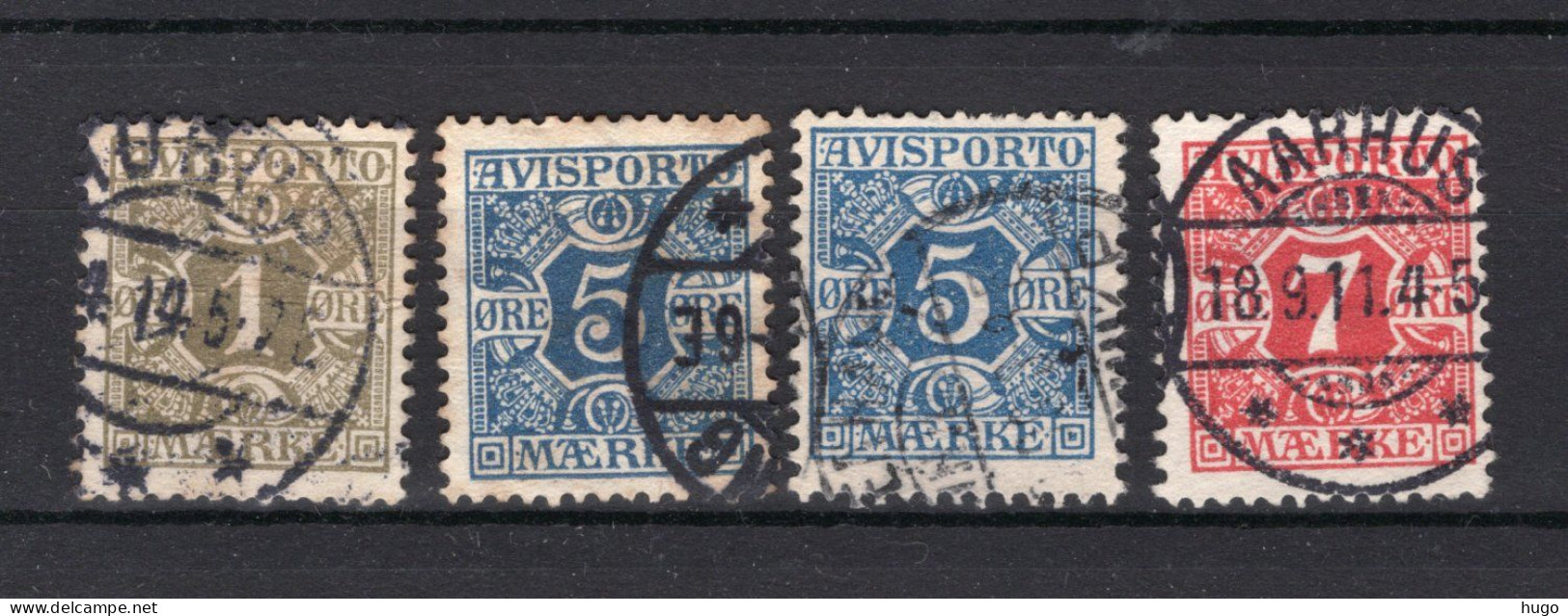 DENEMARKEN Yt. J11/13° Gestempeld Dagblad Zegel 1915 - Used Stamps