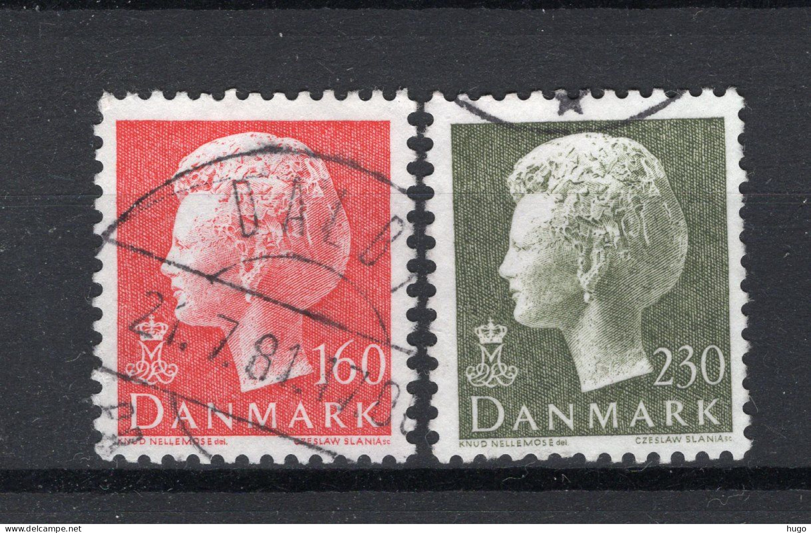 DENEMARKEN Yt. 724/725° Gestempeld 1981 - Oblitérés