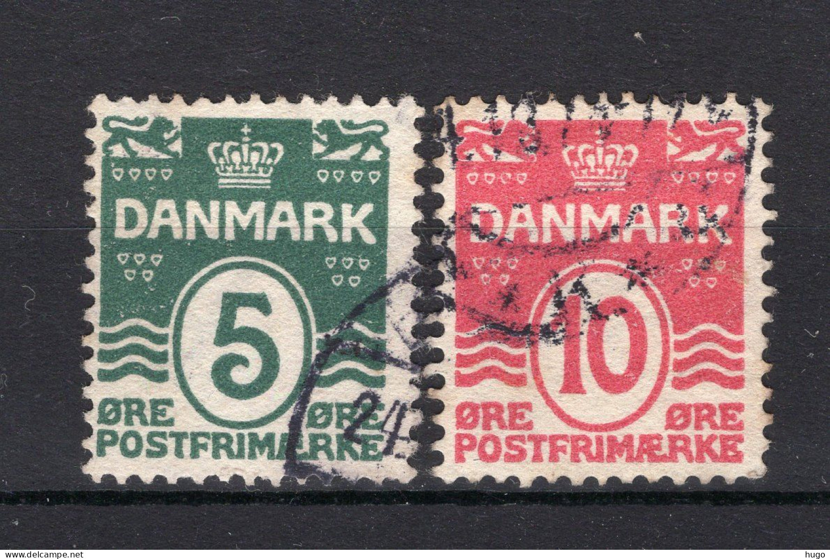 DENEMARKEN Yt. 65/66° Gestempeld 1912 - Used Stamps
