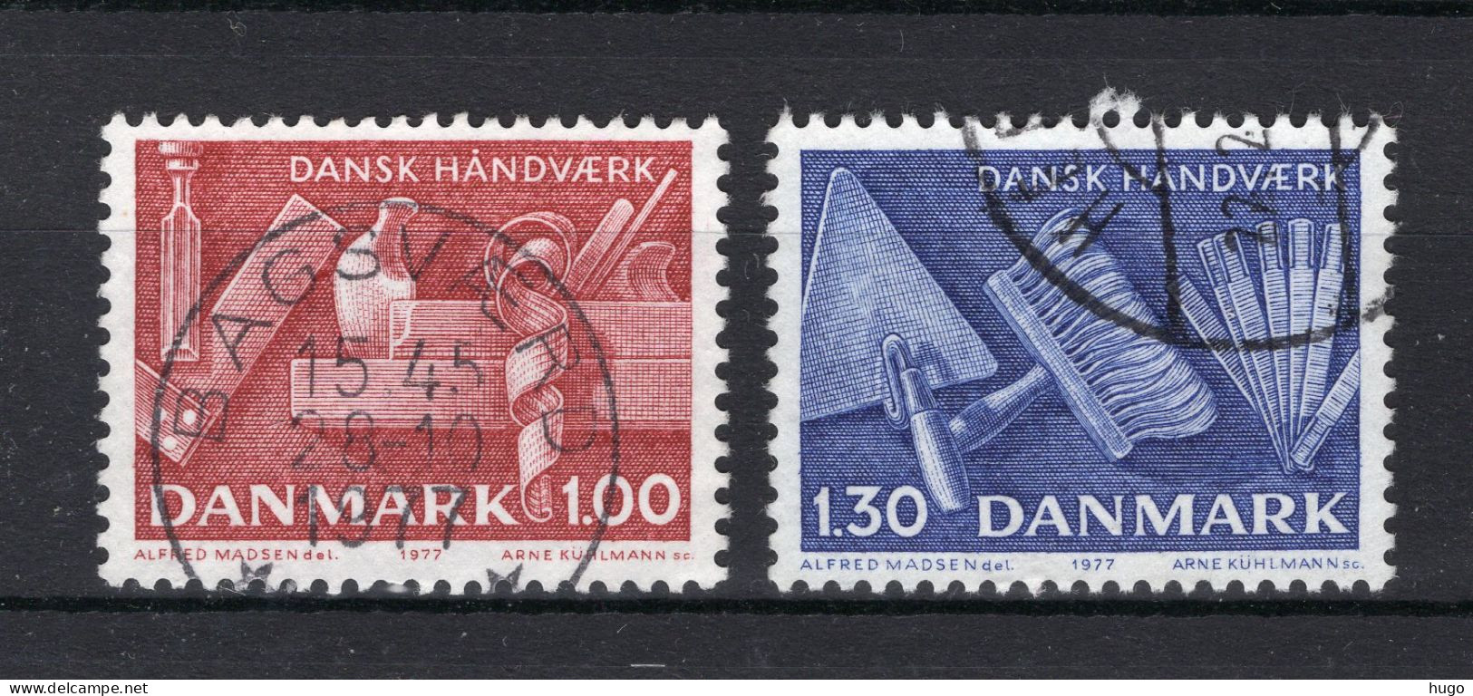 DENEMARKEN Yt. 647/648° Gestempeld 1977 - Used Stamps