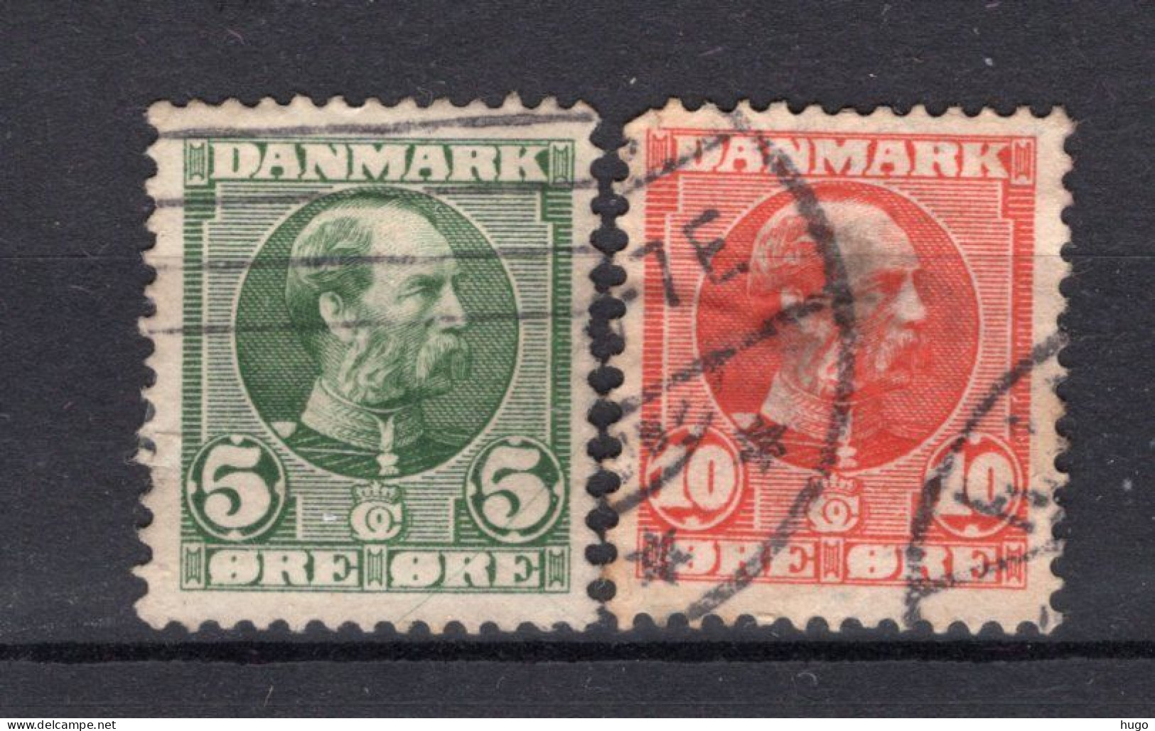 DENEMARKEN Yt. 53/54° Gestempeld 1905-1906 - Used Stamps