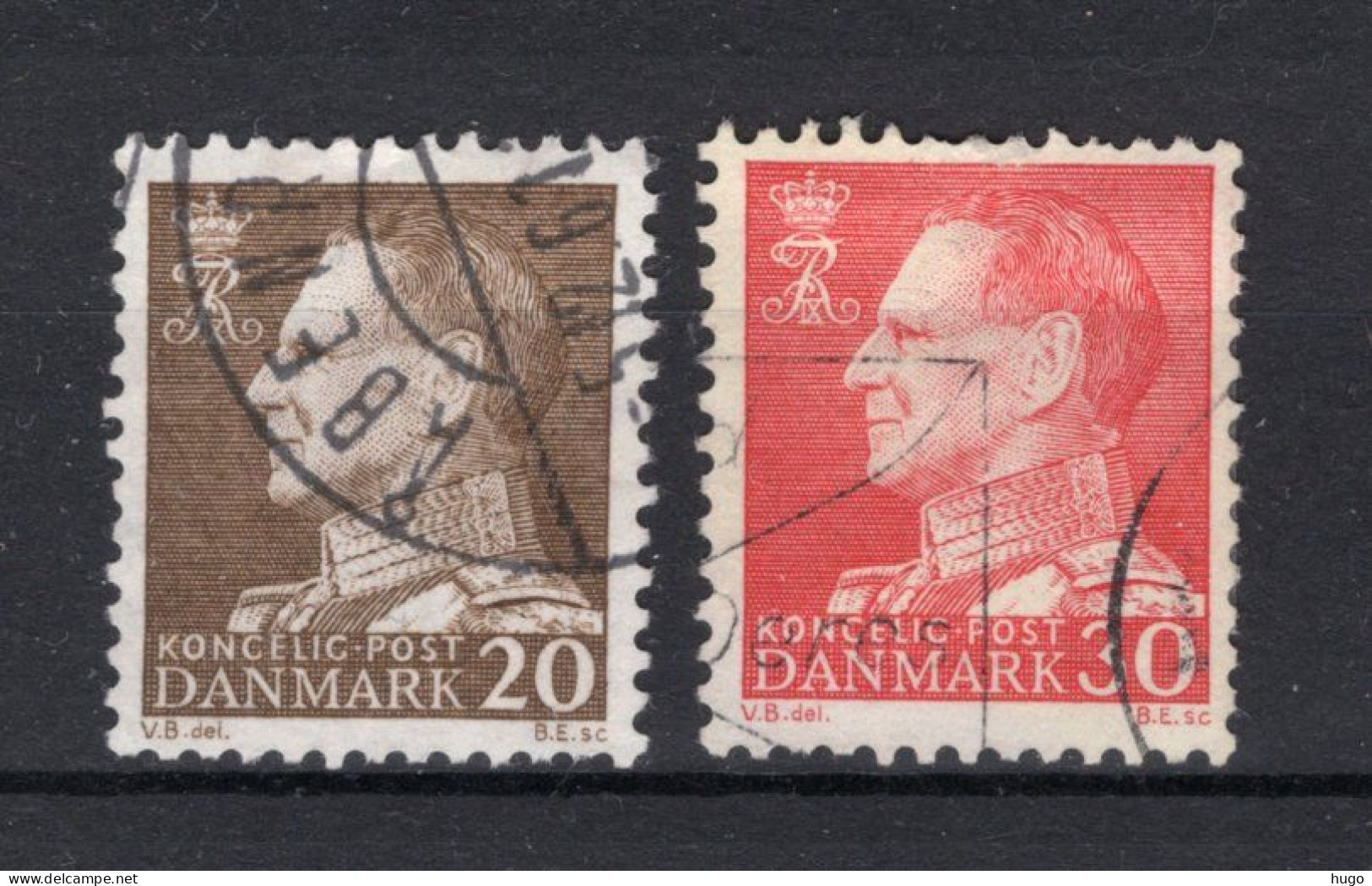 DENEMARKEN Yt. 398/399° Gestempeld 1961-1962 - Oblitérés