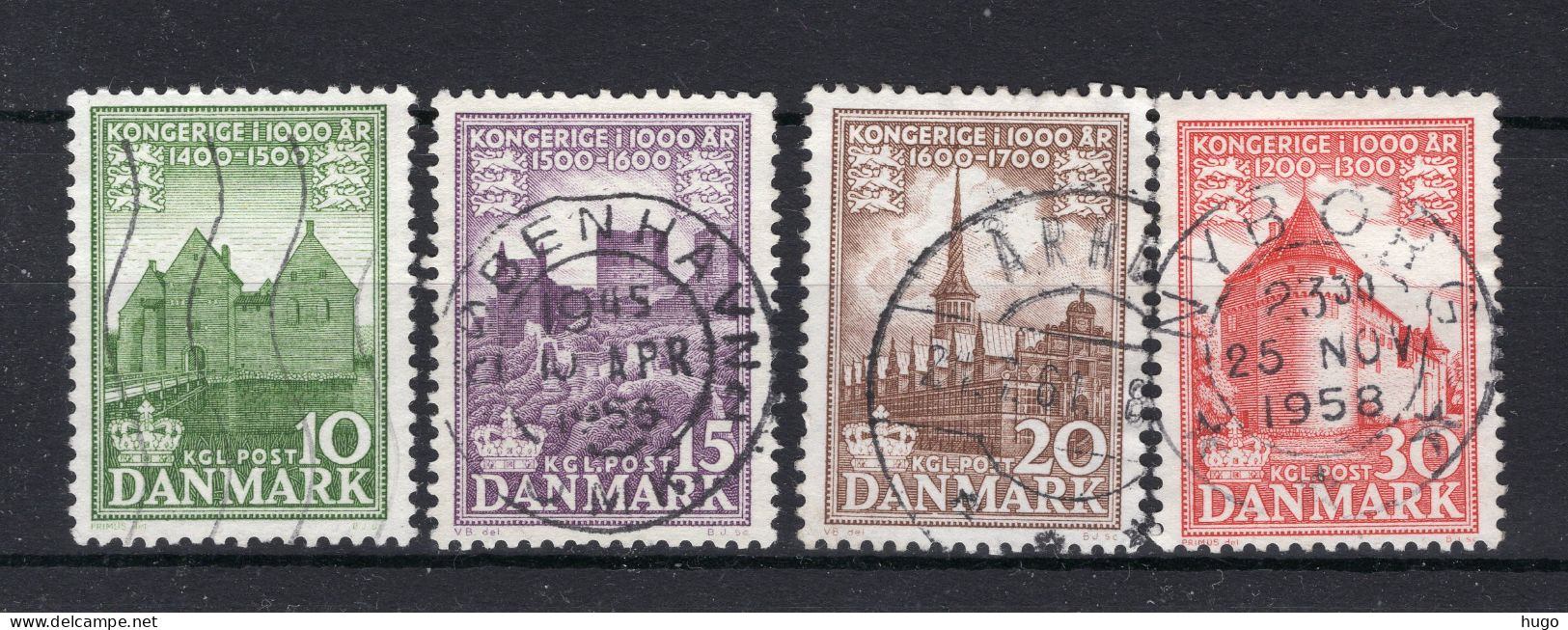 DENEMARKEN Yt. 353/356° Gestempeld 1954-1955 - Gebraucht