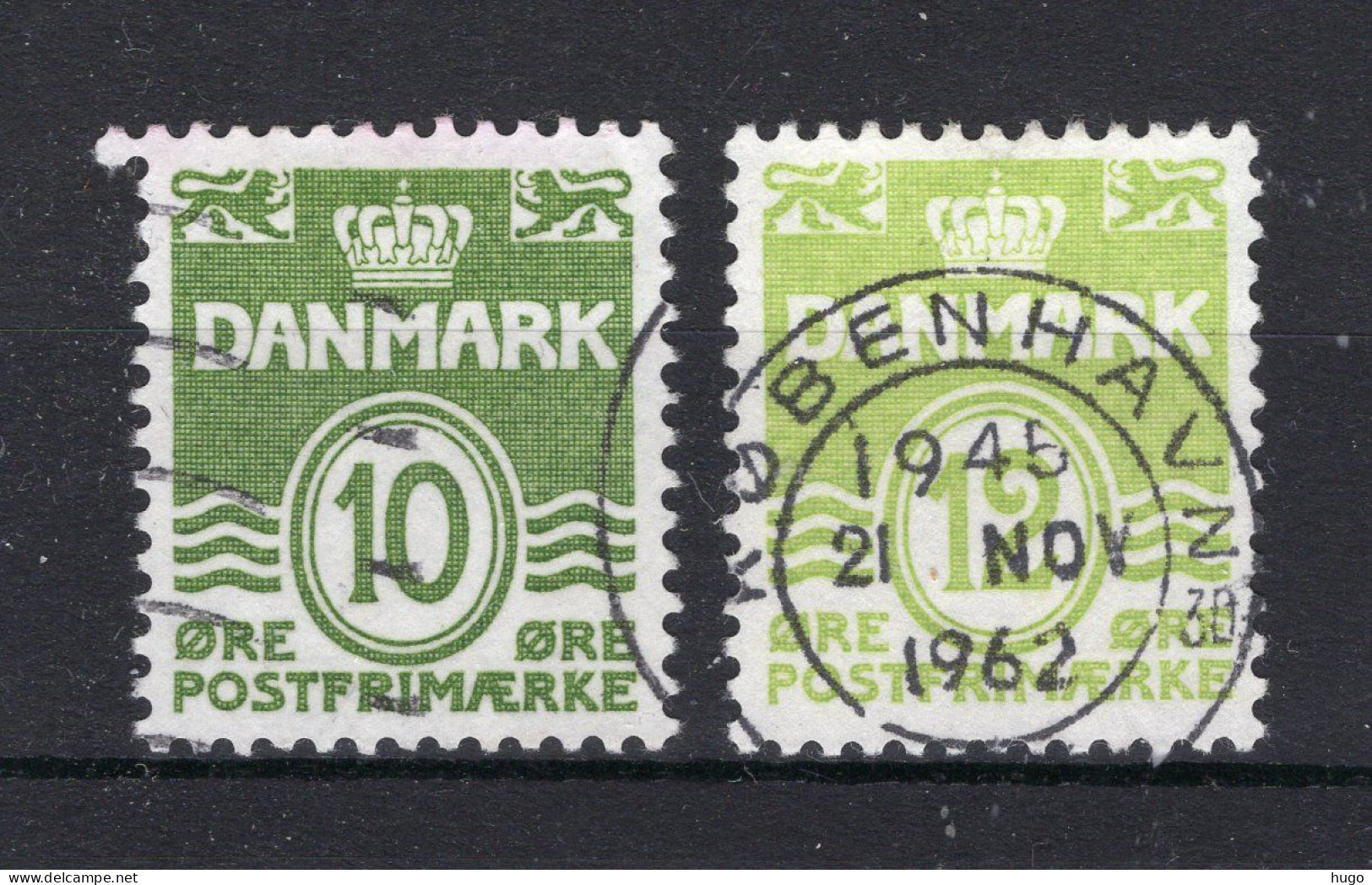 DENEMARKEN Yt. 336A/336B° Gestempeld 1950-1952 - Oblitérés
