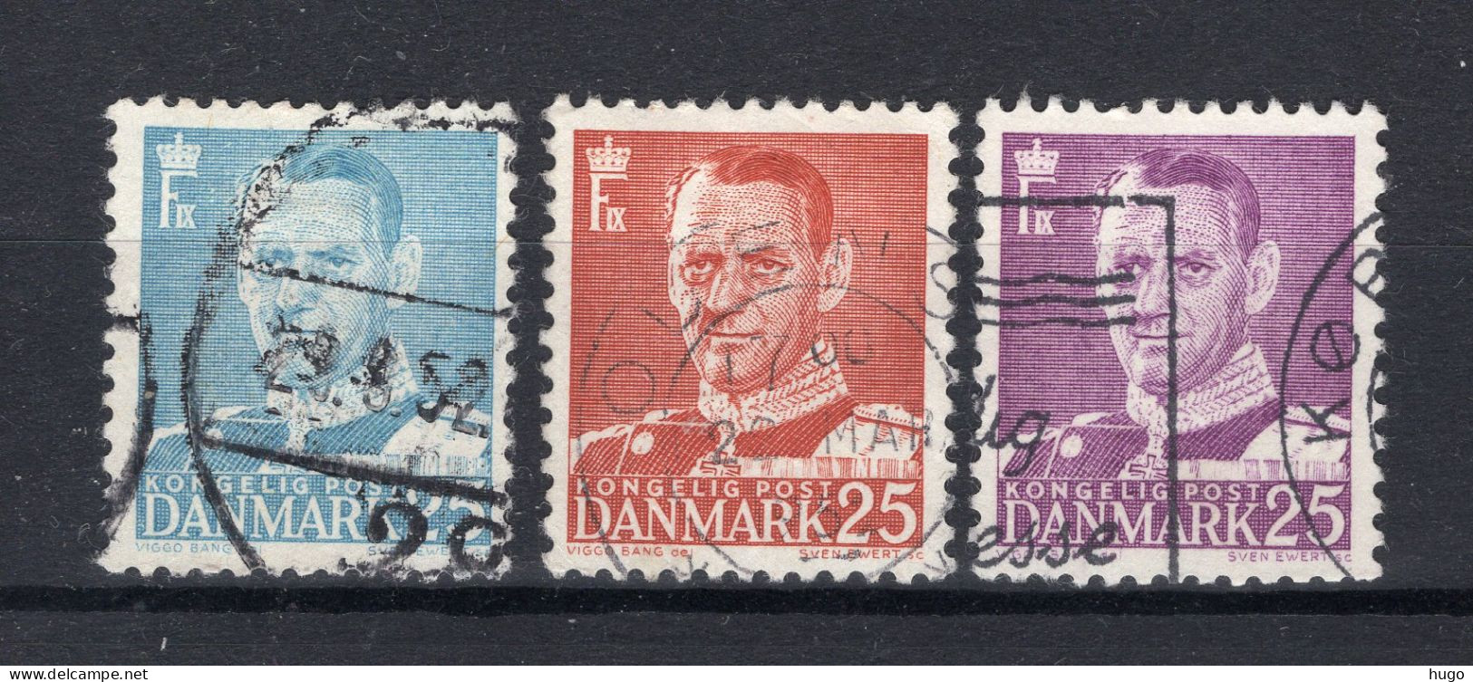 DENEMARKEN Yt. 319A/320A° Gestempeld 1948-1953 - Oblitérés