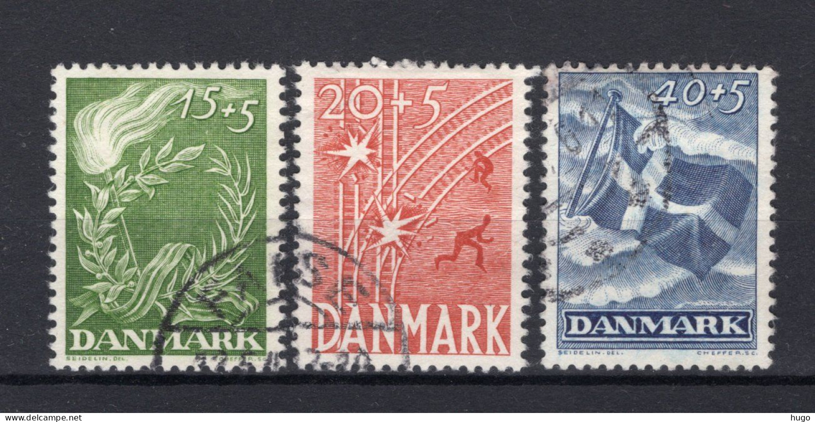 DENEMARKEN Yt. 308/310° Gestempeld 1947 - Used Stamps