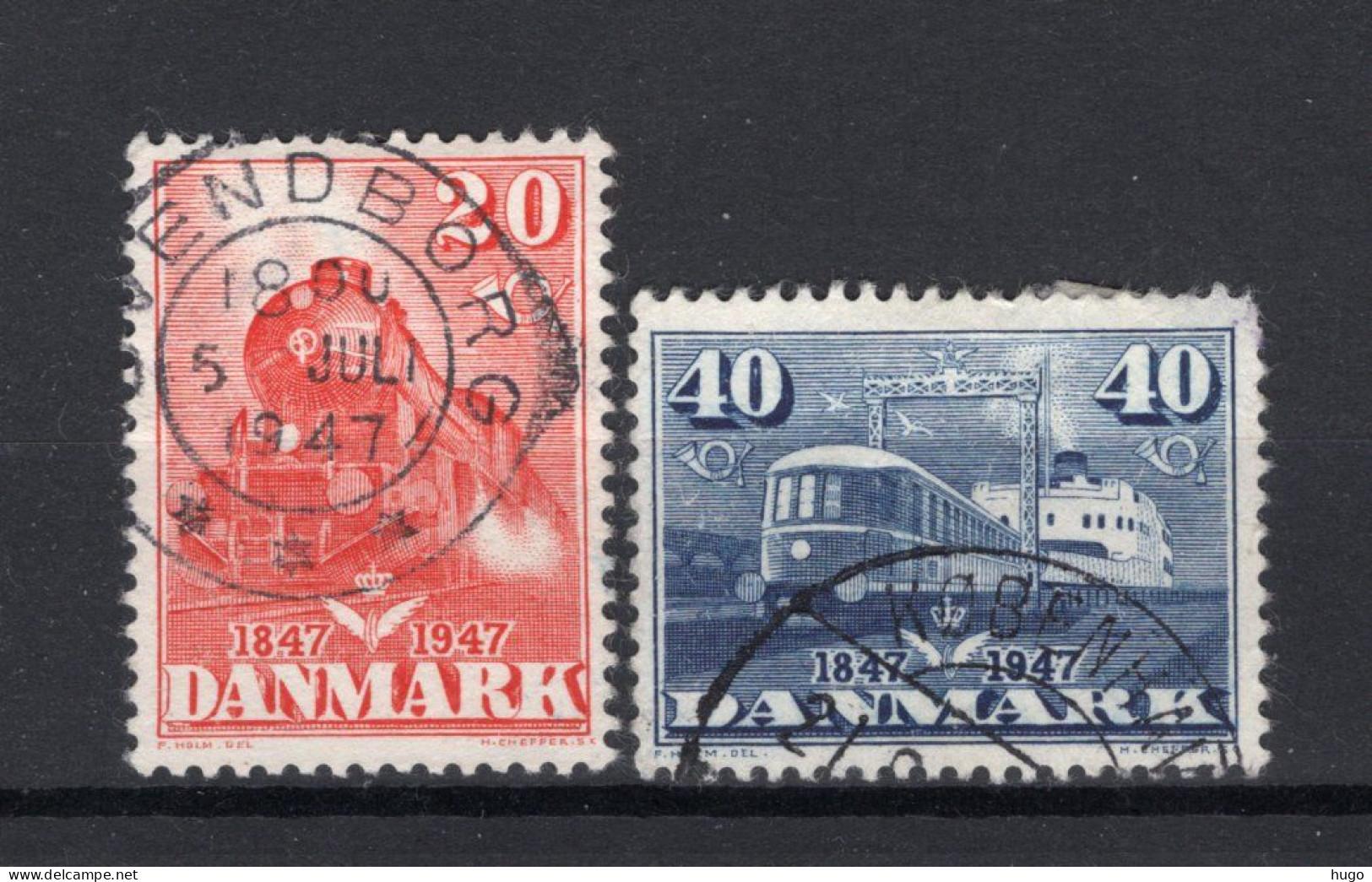 DENEMARKEN Yt. 312/313° Gestempeld 1947 - Used Stamps