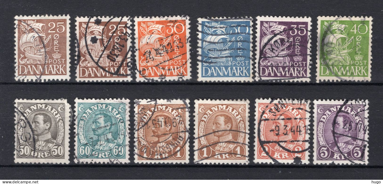 DENEMARKEN Yt. 217/226° Gestempeld 1933-1940 - Used Stamps