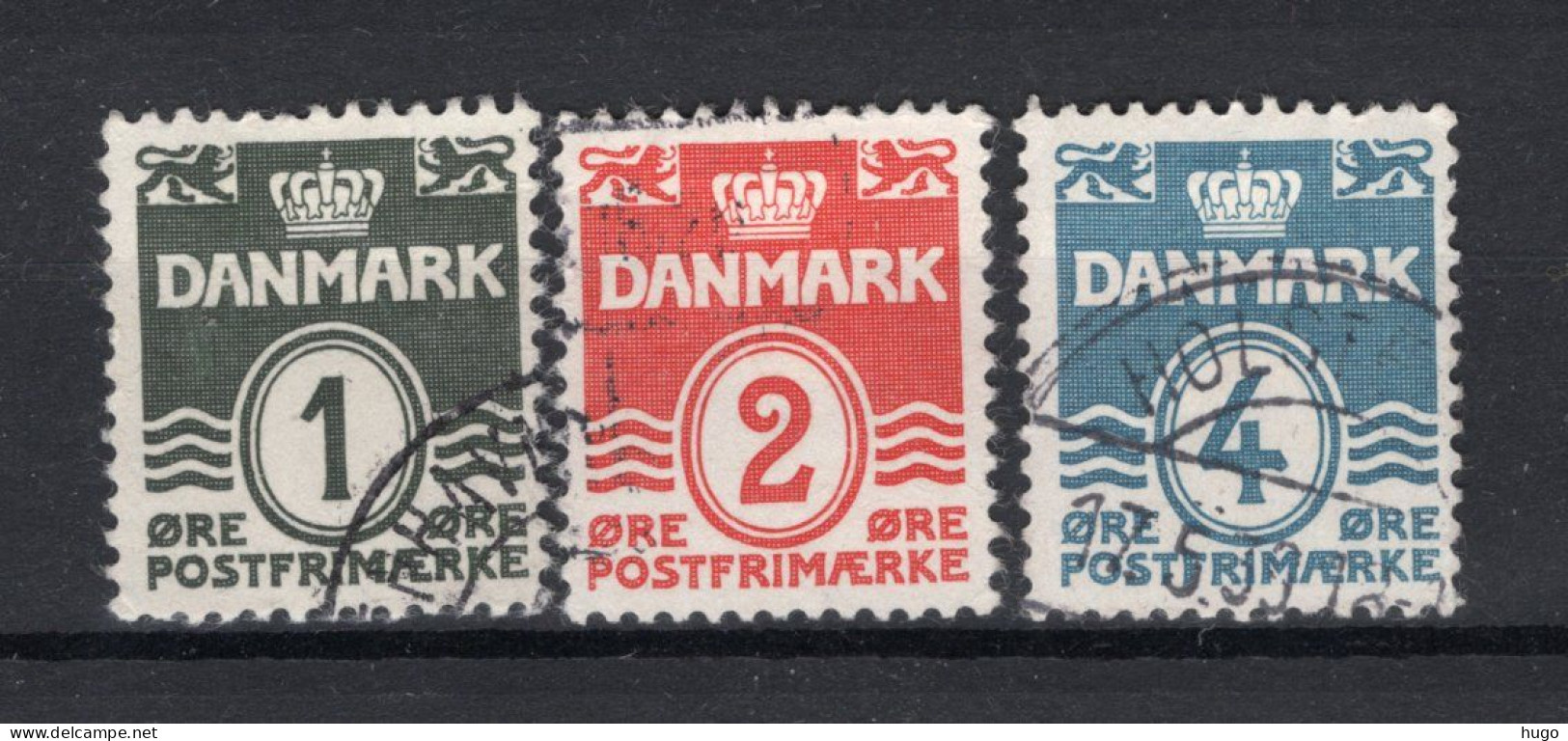 DENEMARKEN Yt. 207/209° Gestempeld 1933-1940 - Gebruikt