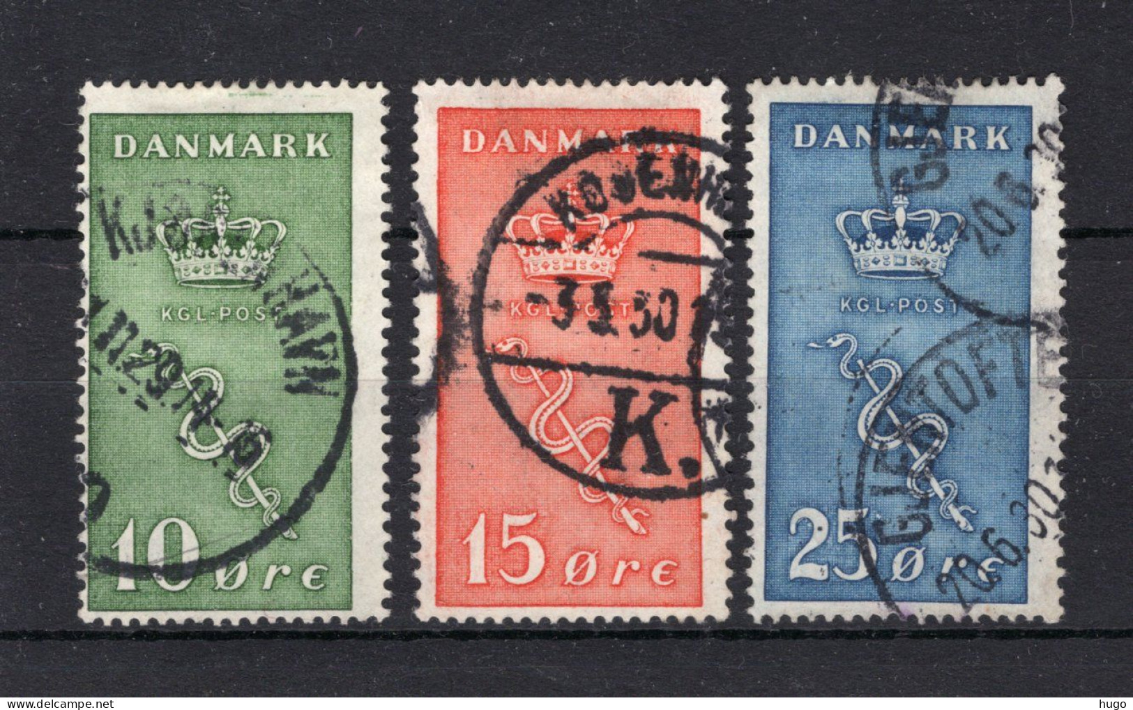 DENEMARKEN Yt. 190/192° Gestempeld 1929 - Oblitérés