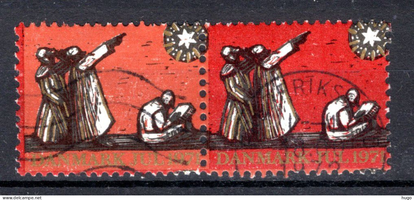 DENEMARKEN  Christmas Stamp 1971 - Usado