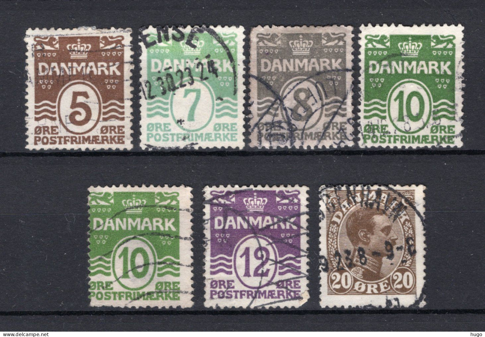 DENEMARKEN Yt. 132/137° Gestempeld 1921-1930 - Used Stamps