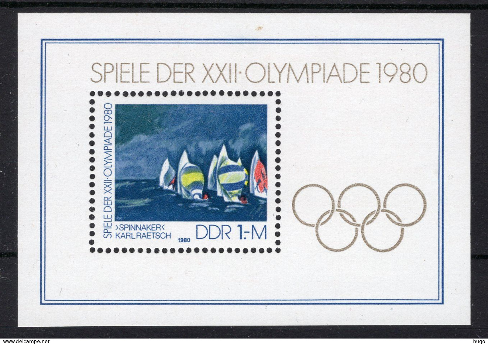 DDR Yt. Blok BF58 MNH 1980 - Other & Unclassified