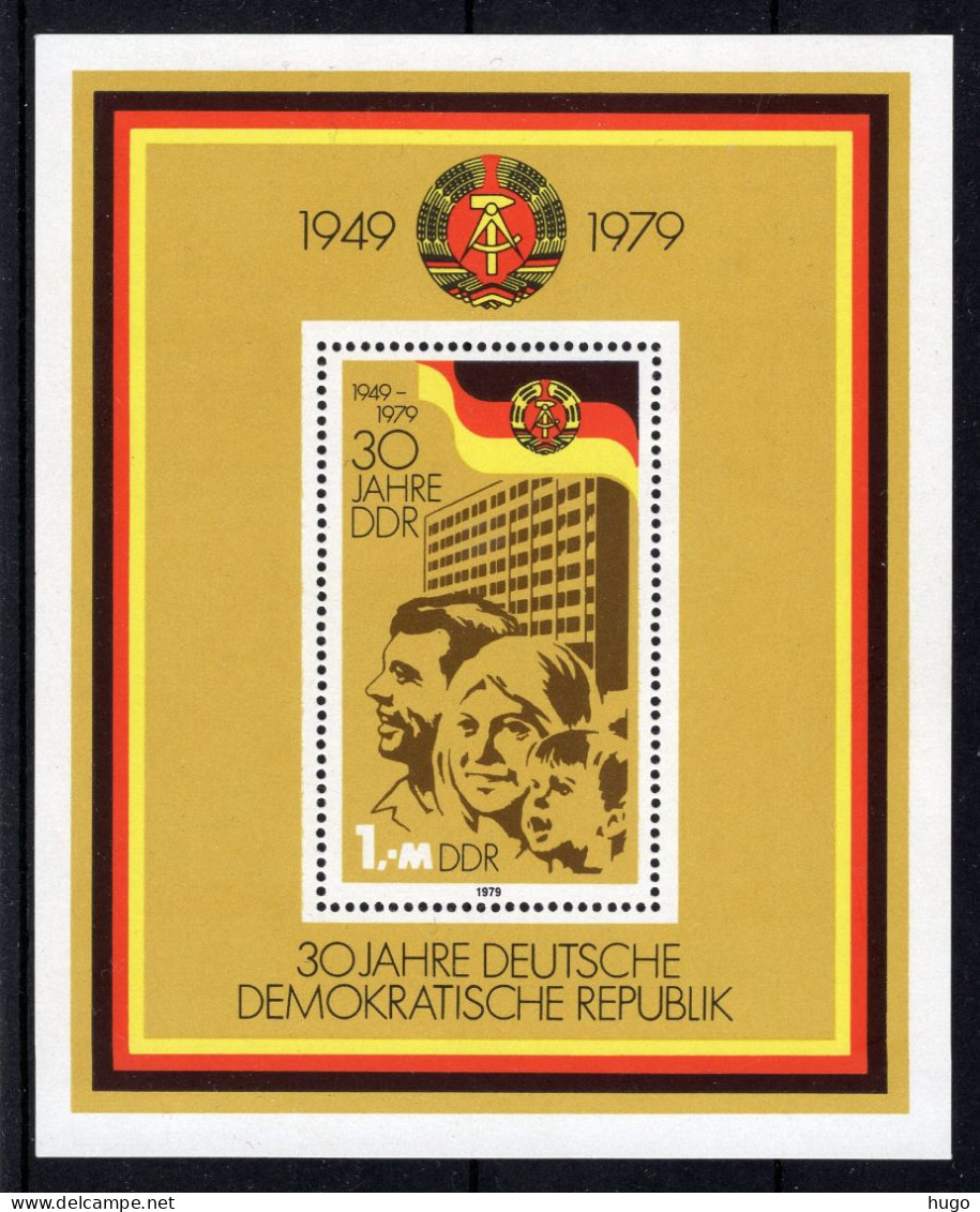 DDR Yt. Blok BF54 MNH 1979 - Other & Unclassified