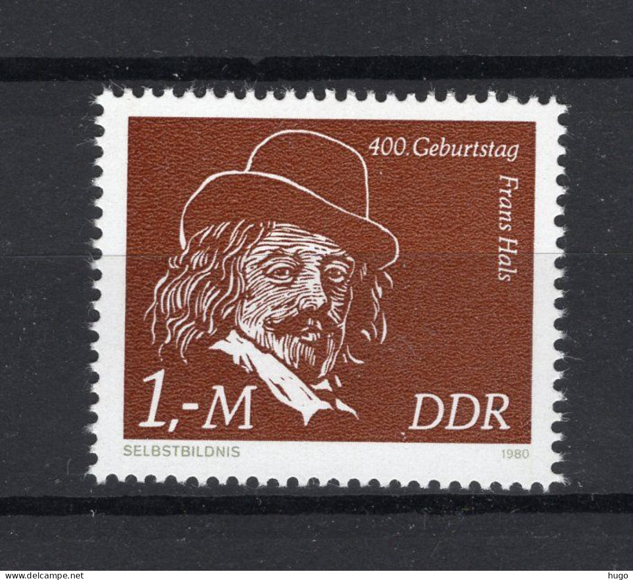 DDR Yt. BF59A MNH Zegel Uit Blok BF59 1980 - Autres & Non Classés