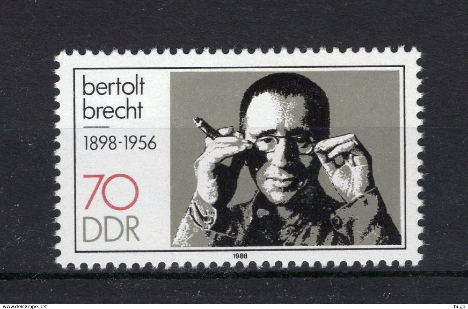 DDR Yt. BF90A MNH Zegel Uit Blok BF90 1988 - Autres & Non Classés