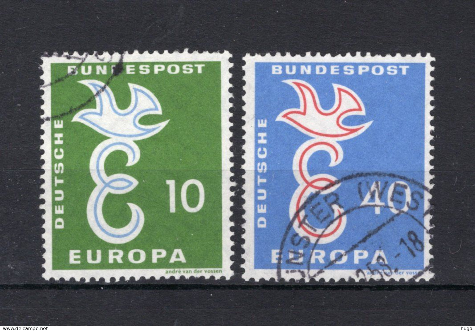 DUITSLAND Yt. 164/165° Gestempeld 1958 - Used Stamps