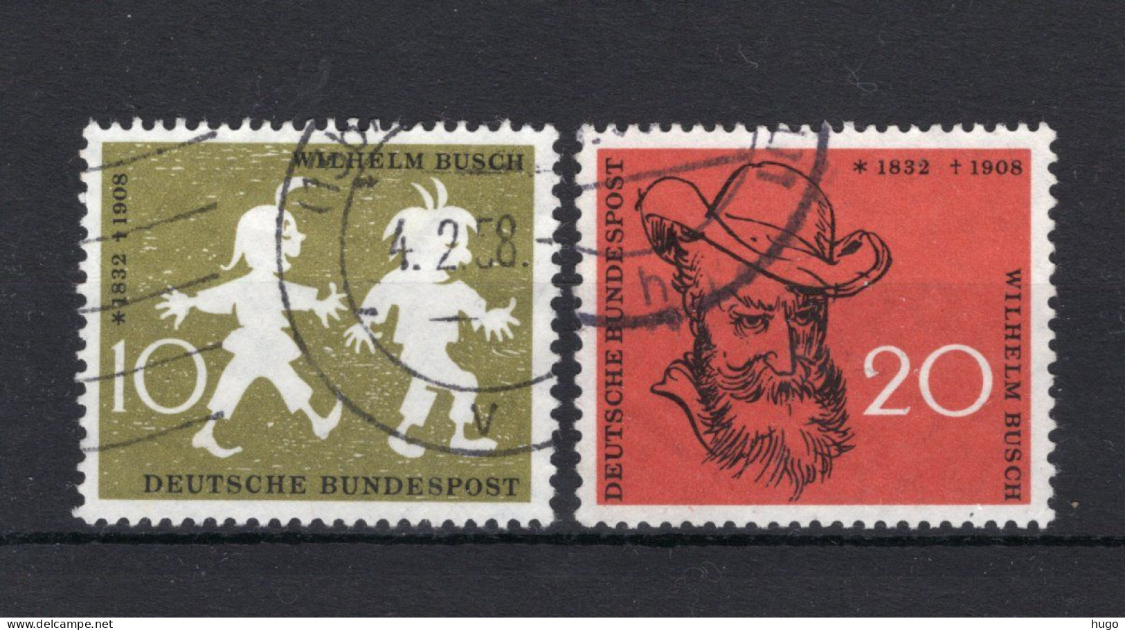 DUITSLAND Yt. 153/154° Gestempeld 1958 -1 - Used Stamps
