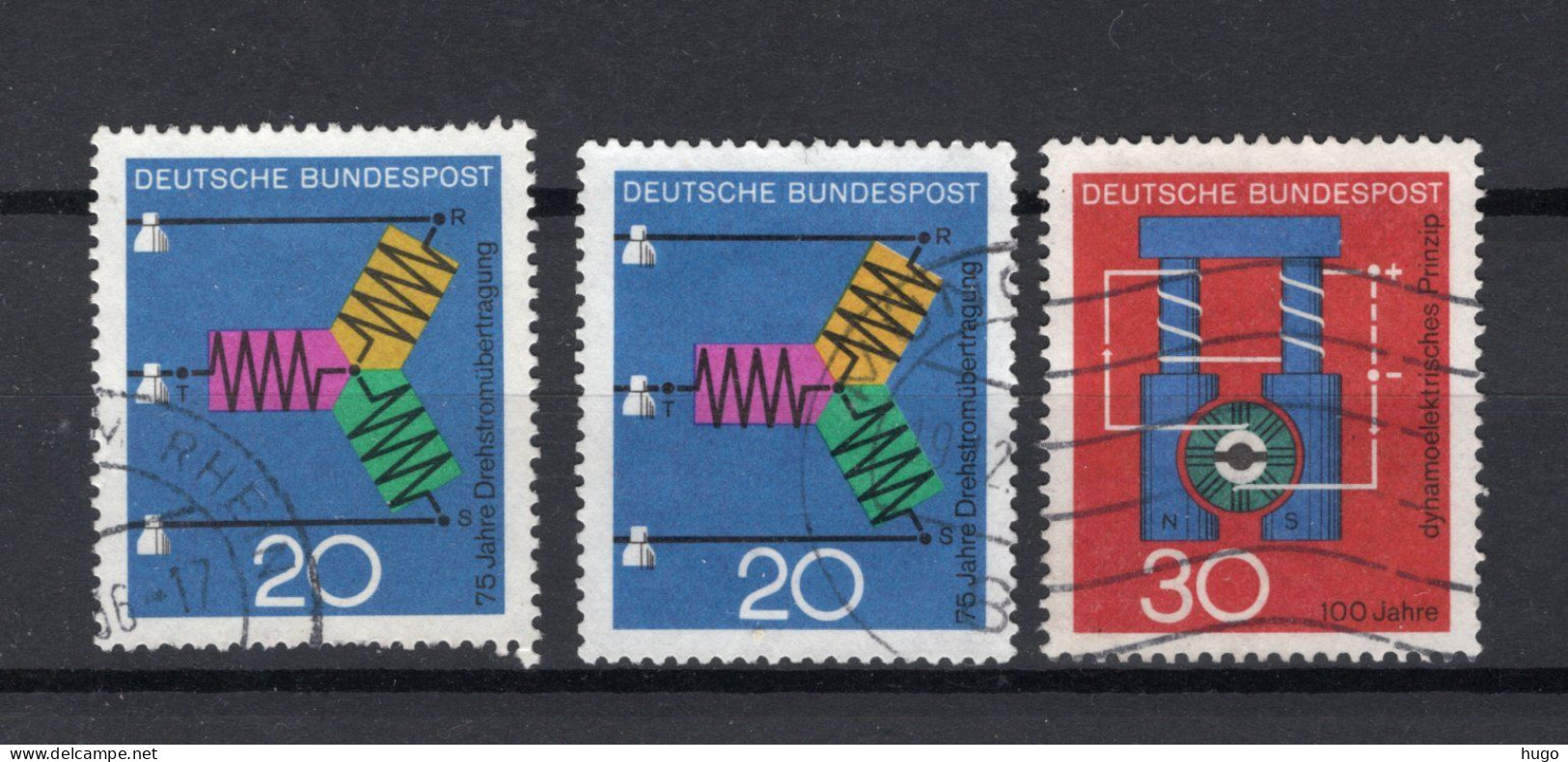 DUITSLAND Yt. 378/379° Gestempeld 1966 - Used Stamps