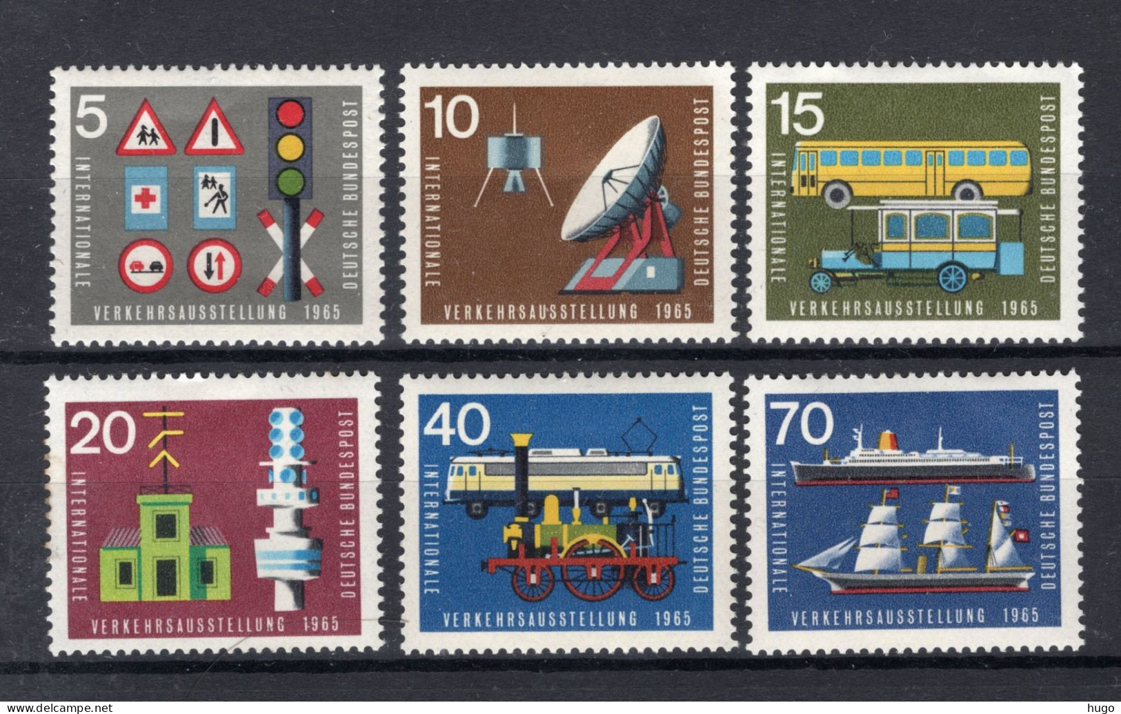 DUITSLAND Yt. 340/345 MH 1965 - Unused Stamps