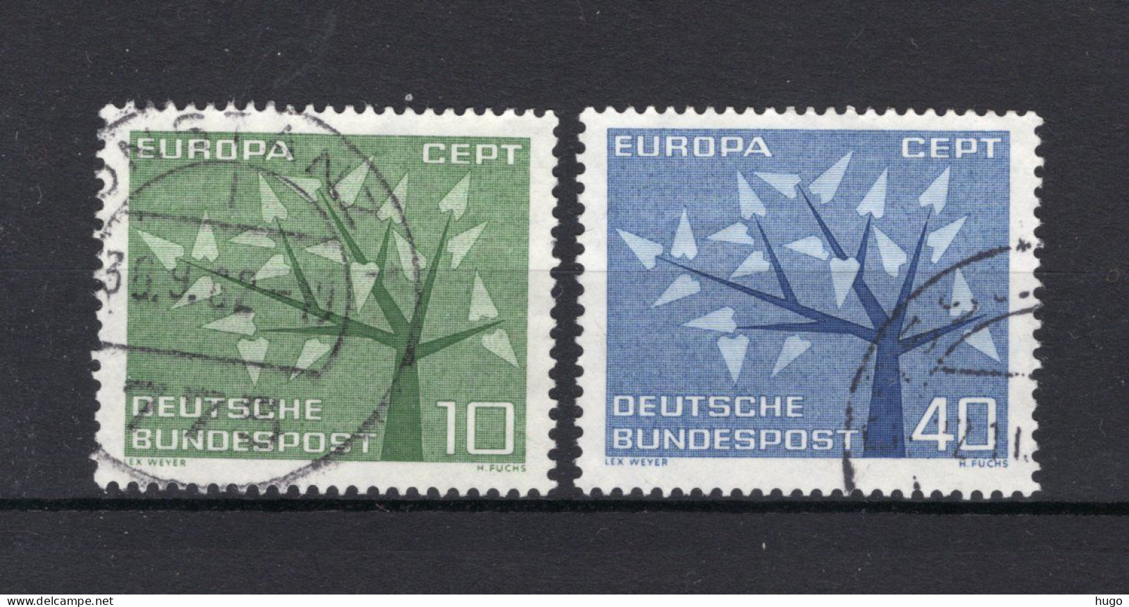 DUITSLAND Yt. 255/256° Gestempeld 1962 - Used Stamps