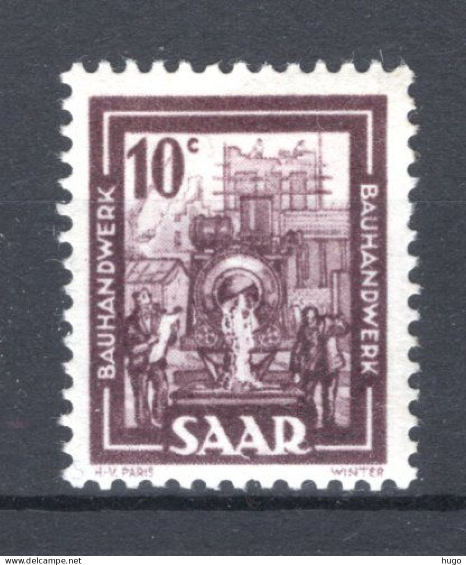 SAAR Yt. 255 MH 1949-1950 - Neufs