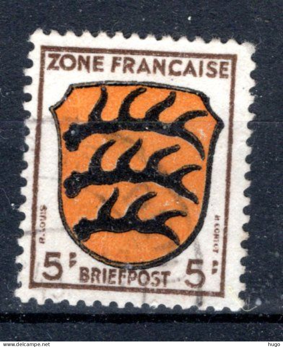 FRANSE ZONE Yt. FZ3° Gestempeld 1946 - General Issues