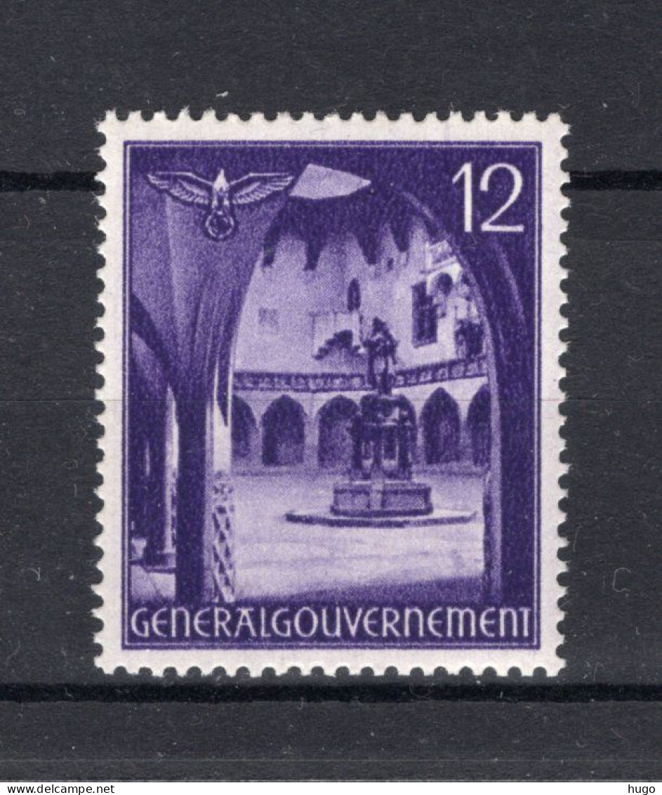 GENERAL GOUVERNEMENT Yt. 59A MNH 1940-1941 - Occupation 1938-45