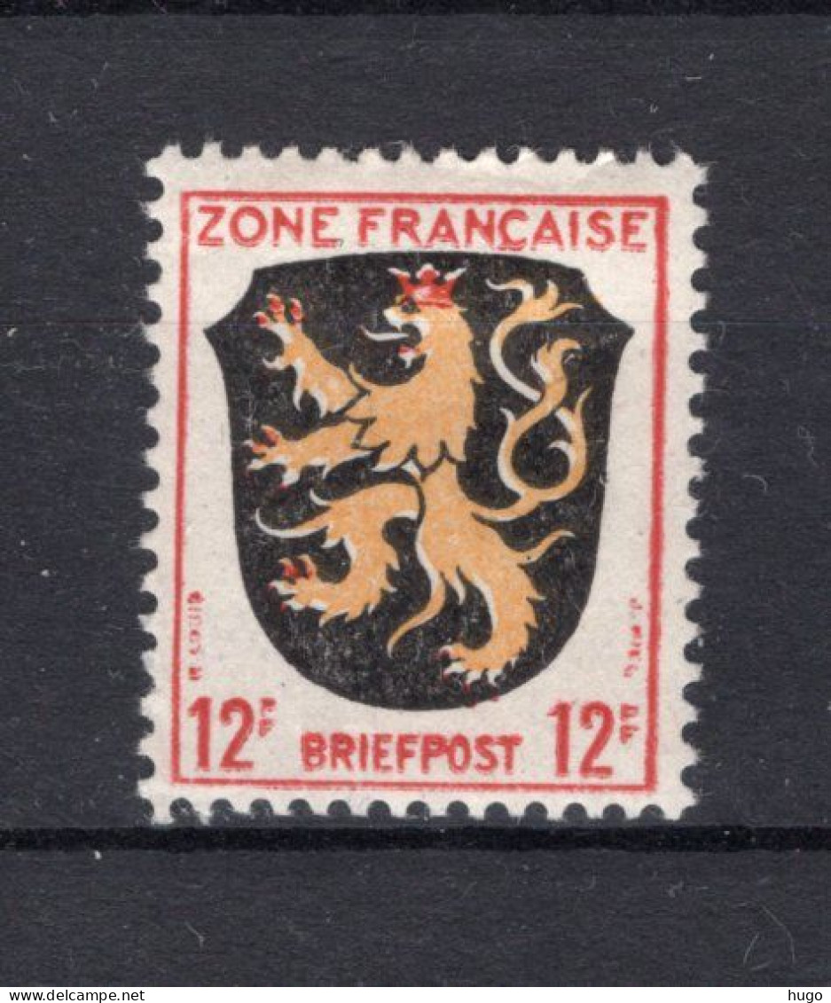 FRANSE ZONE Yt. FZ6 MH 1945 - Autres & Non Classés