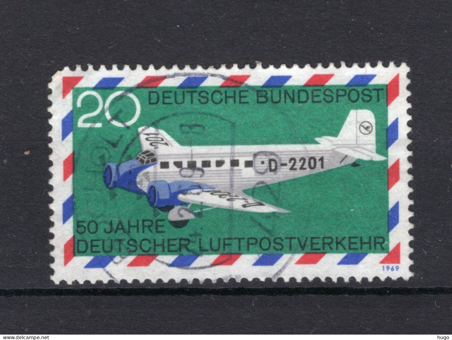 DUITSLAND Yt. PA1° Gestempeld Luchtpost 1969 - Used Stamps