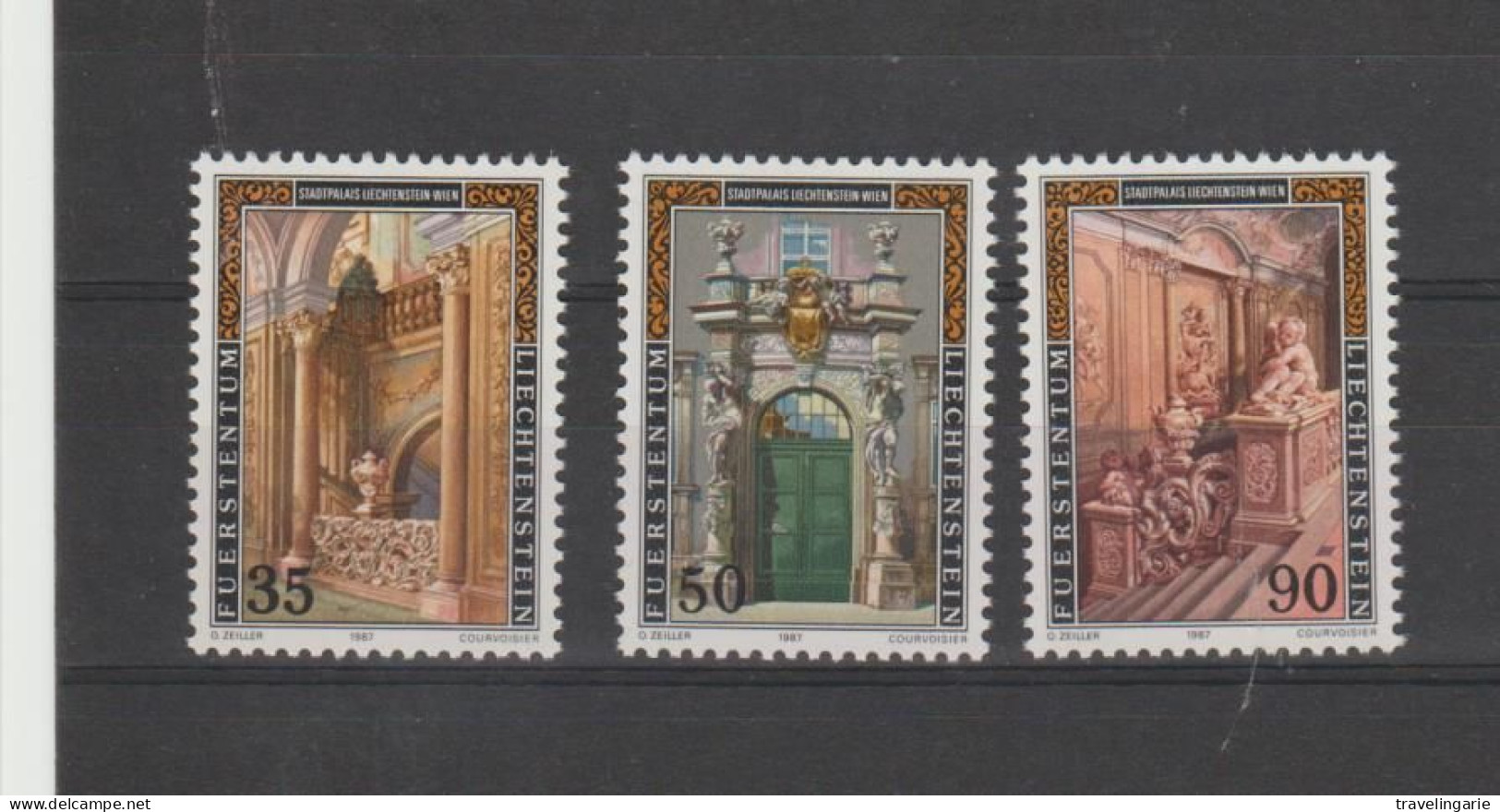 Liechtenstein 1987 Liechtenstein Palace In Vienna ** MNH - Unused Stamps