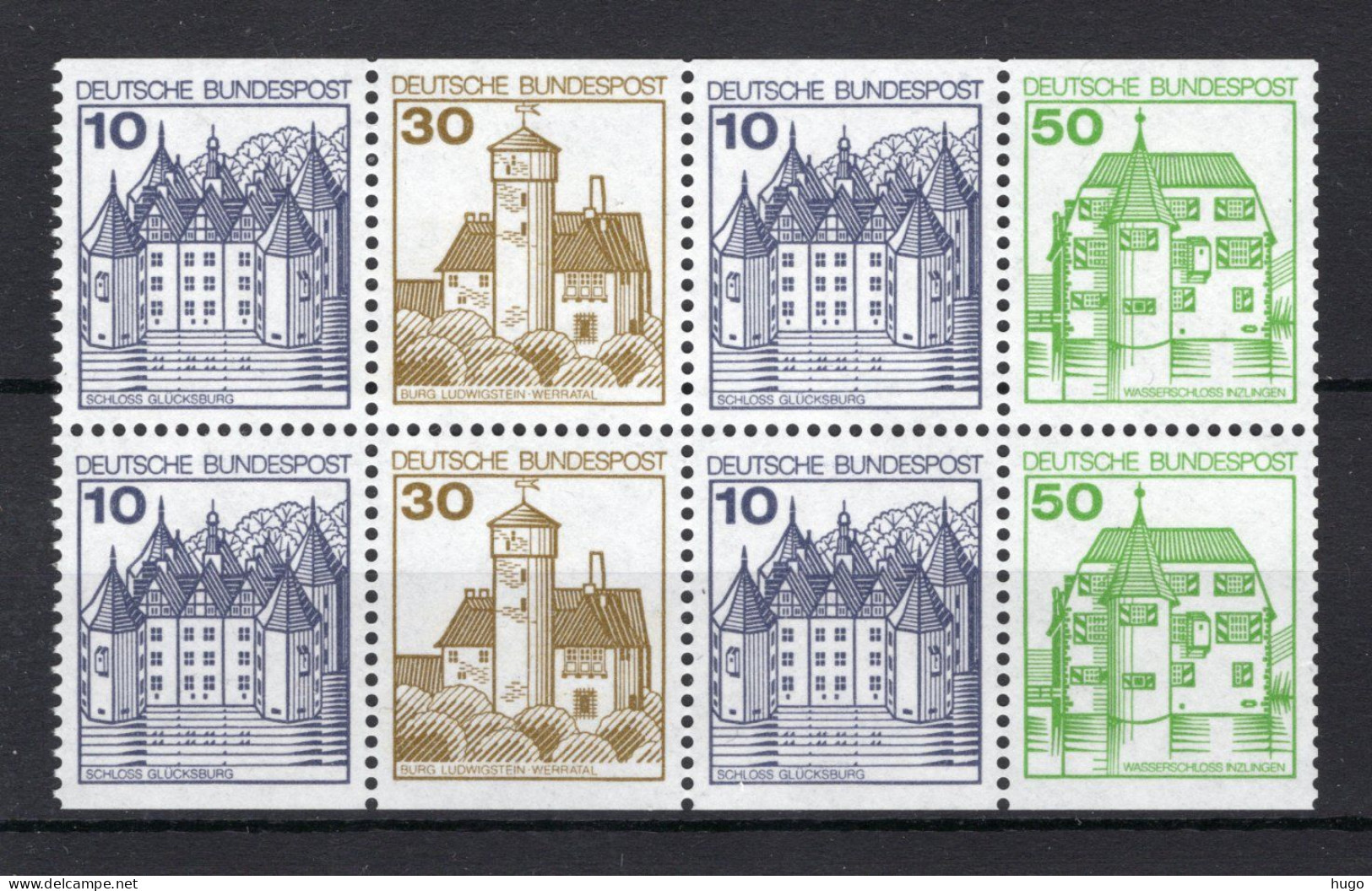 DUITSLAND Yt. C877b MNH Postzegel Boekje 1979-1980 - Autres & Non Classés