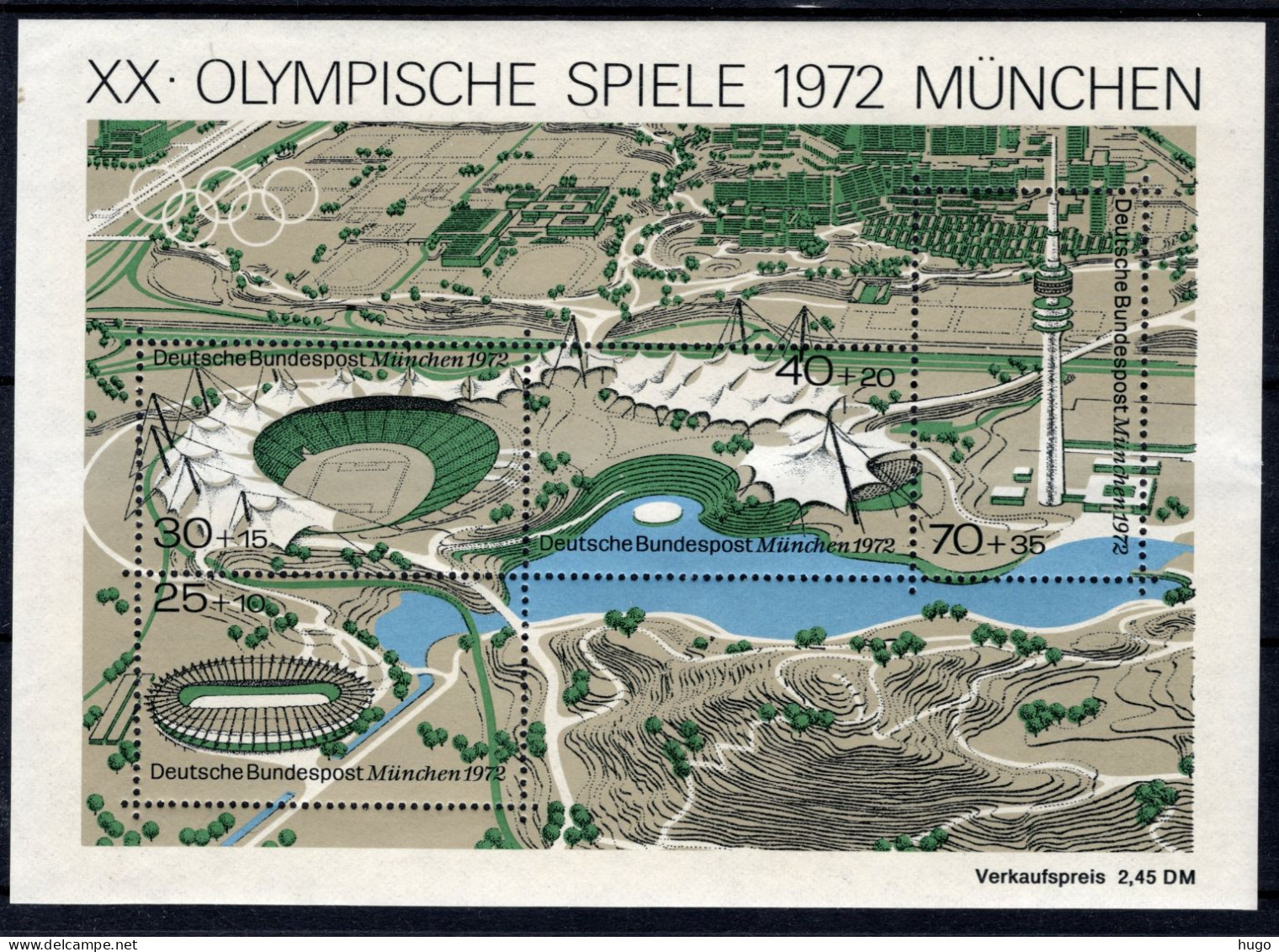 DUITSLAND Yt. BF6 MH 1972 -1 - Autres & Non Classés