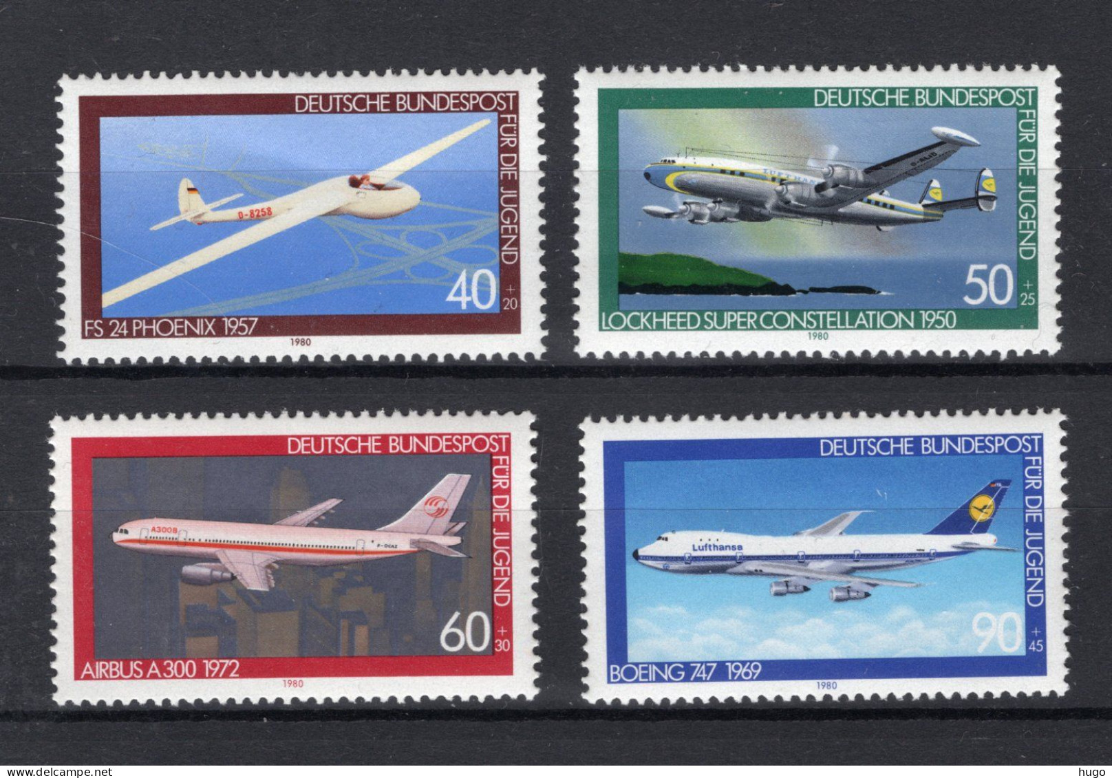 DUITSLAND Yt. 888/891 MH 1980 - Unused Stamps