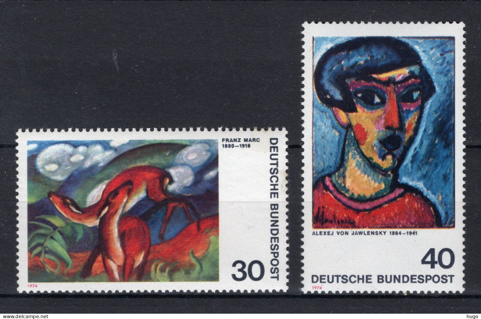 DUITSLAND Yt. 647/648 MH 1974 - Unused Stamps