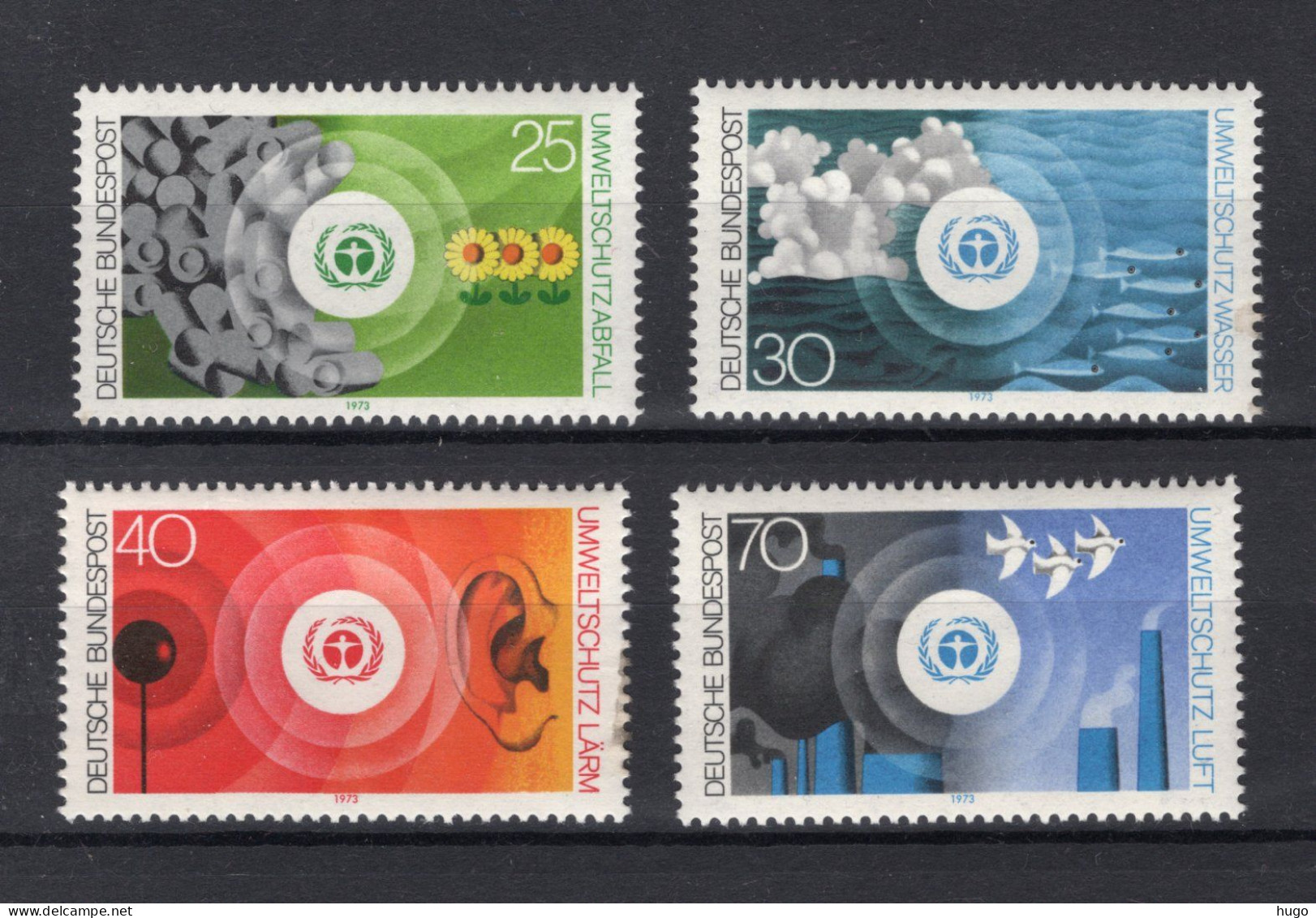 DUITSLAND Yt. 623/626 MH 1973 - Unused Stamps