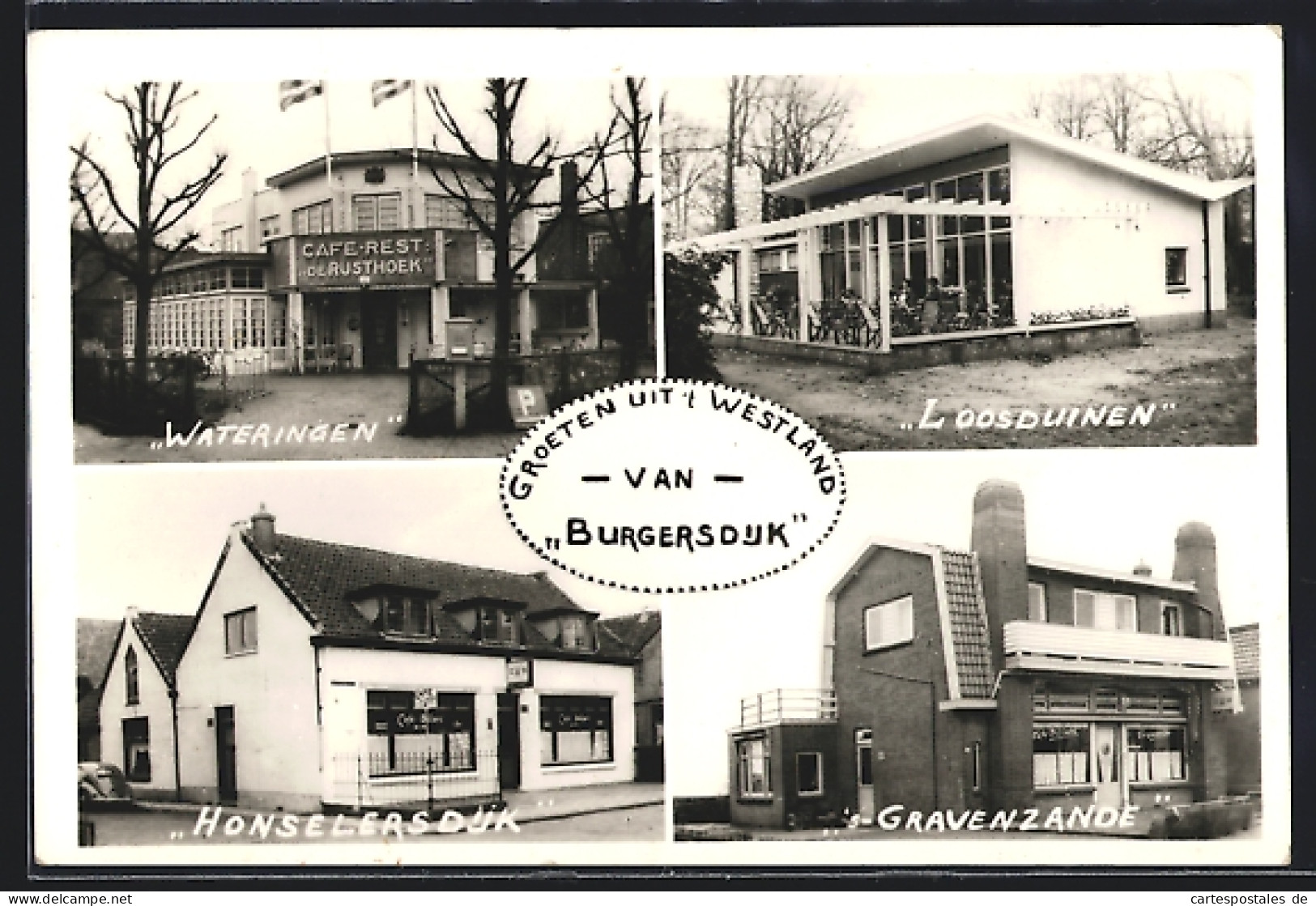 AK Westerland, Café De Rusthoek, Theeschenkerij Ockenburg, Café Bij`T Hof, Café Caentraal  - Other & Unclassified