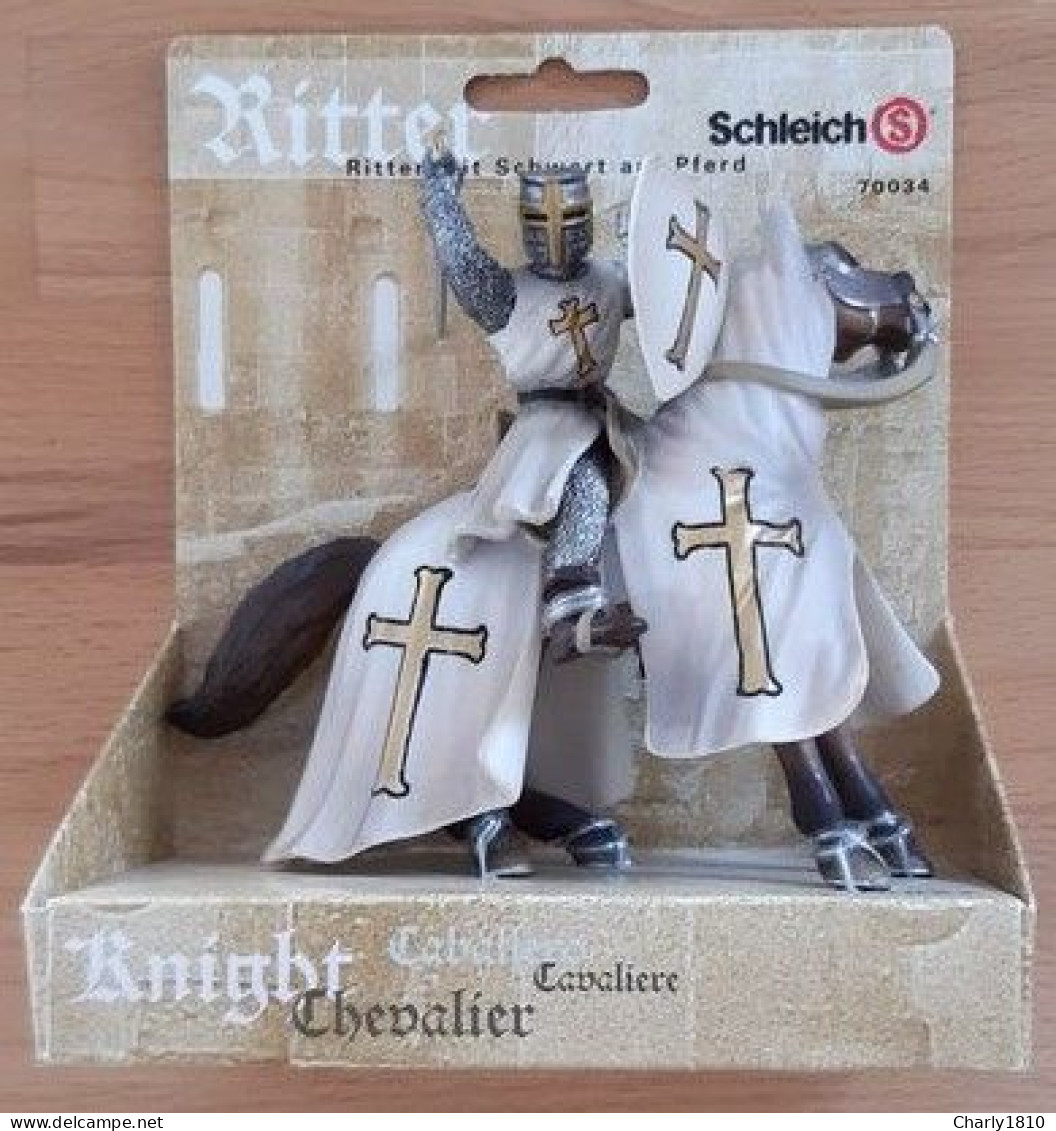 Ritter Mit Schwert Auf Pferd  -  Schleich Figur - Army