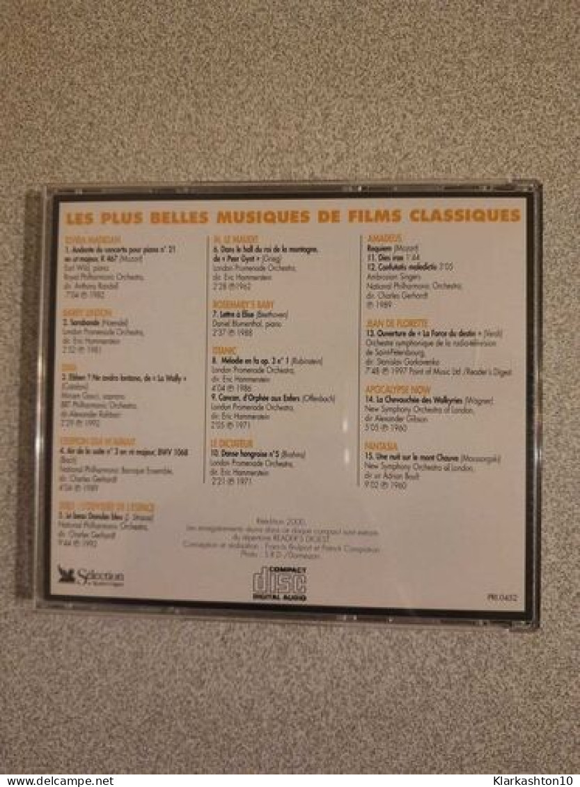 CD Les Plus Belles Musiques De Films Classiques - Other & Unclassified