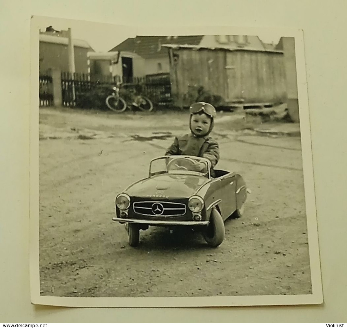 A Boy In  Ferbedo Pedal Car-photo Langl,Senden,Germany - Cars