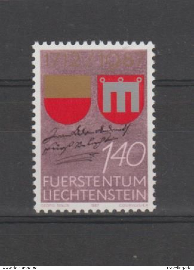 Liechtenstein 1987 Acquisition Vaduz County 275 Years ** MNH - Timbres