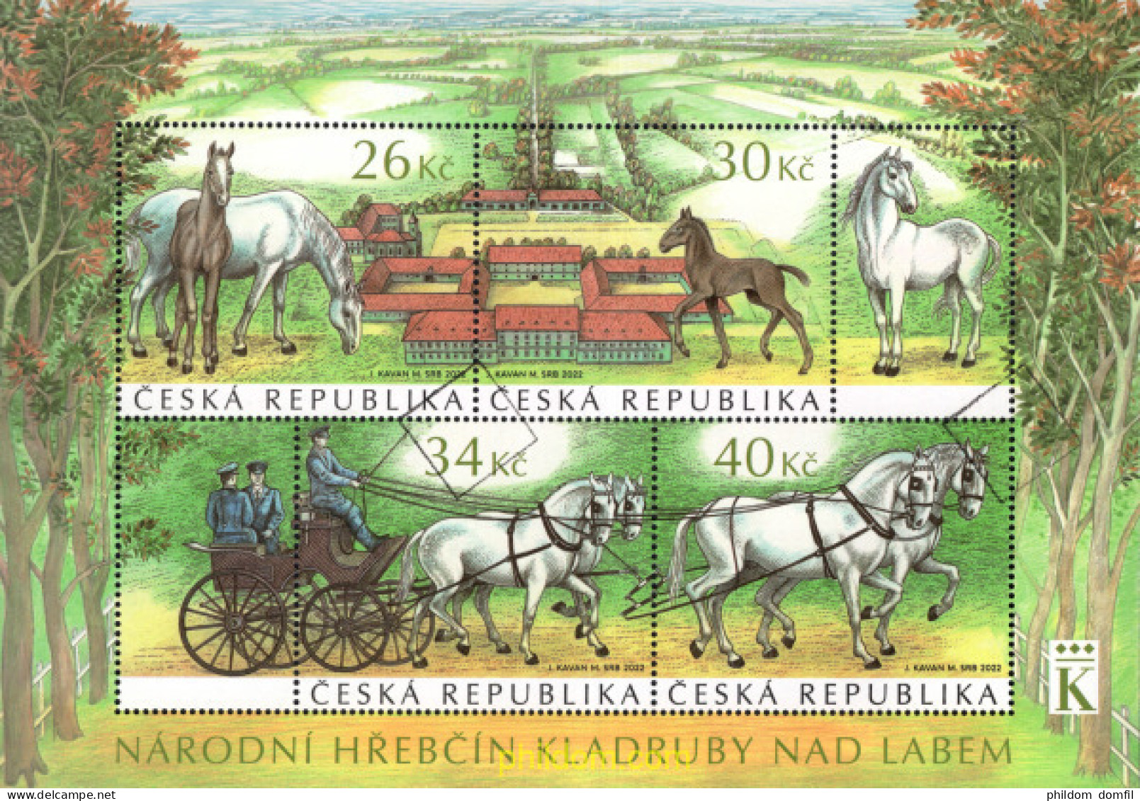 708079 MNH CHEQUIA 2022 CABALLOS Y CARRUAJES DEL PERIODO DE RODOLFO II - Unused Stamps