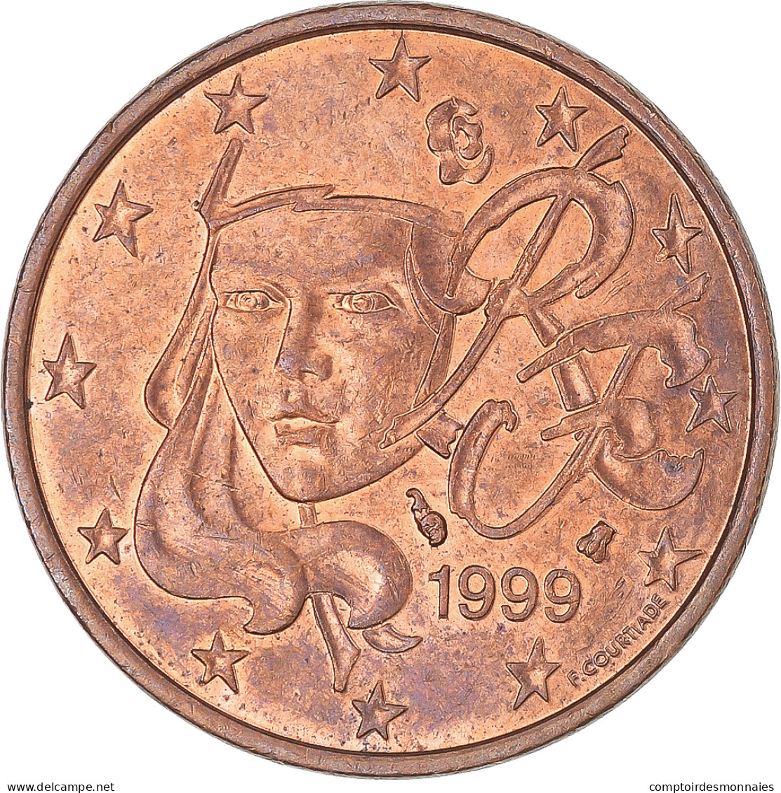 Monnaie, France, 5 Euro Cent, 1999 - Frankrijk